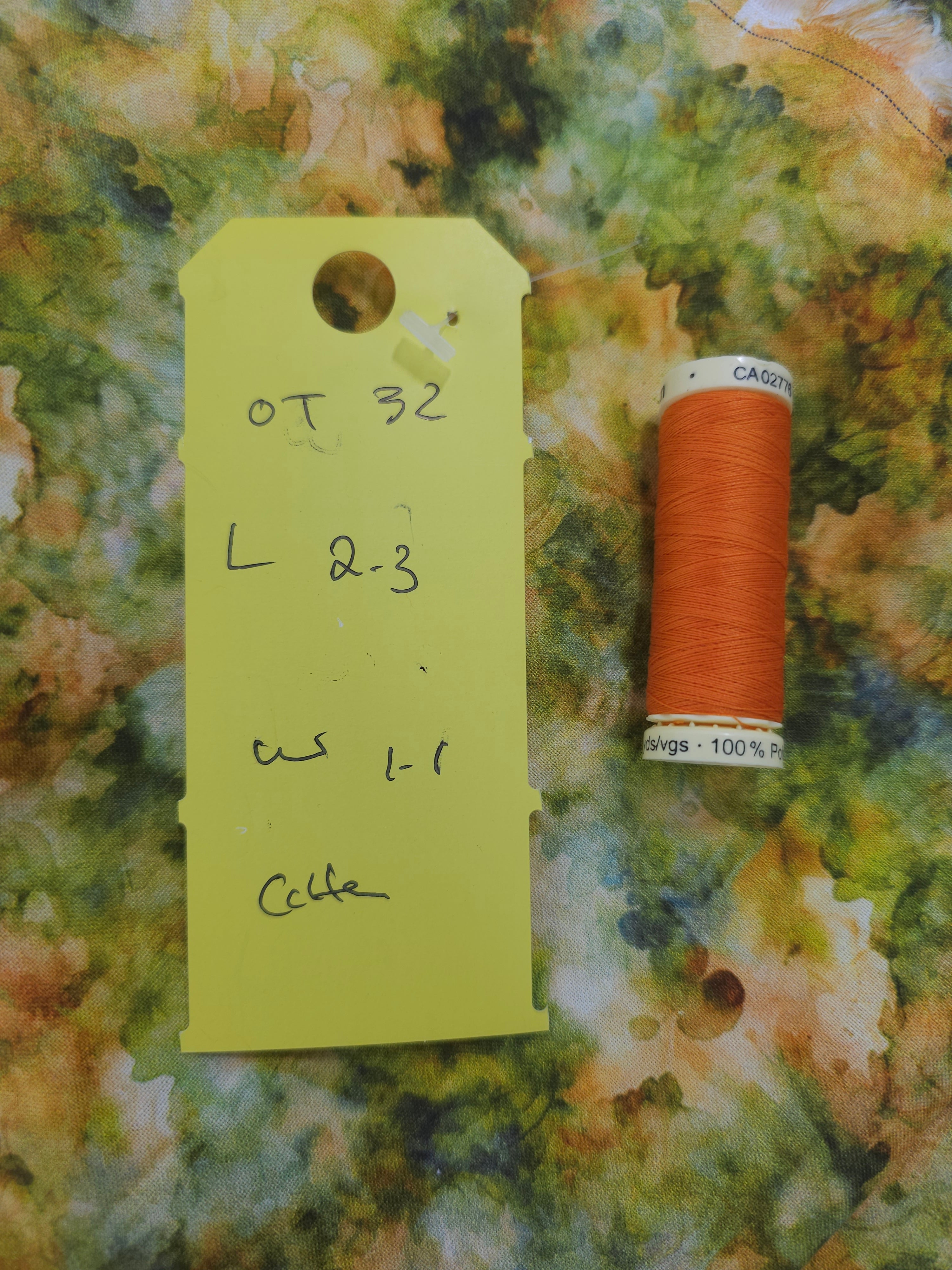 Lime and lemonade Cotton- 2.3m piece