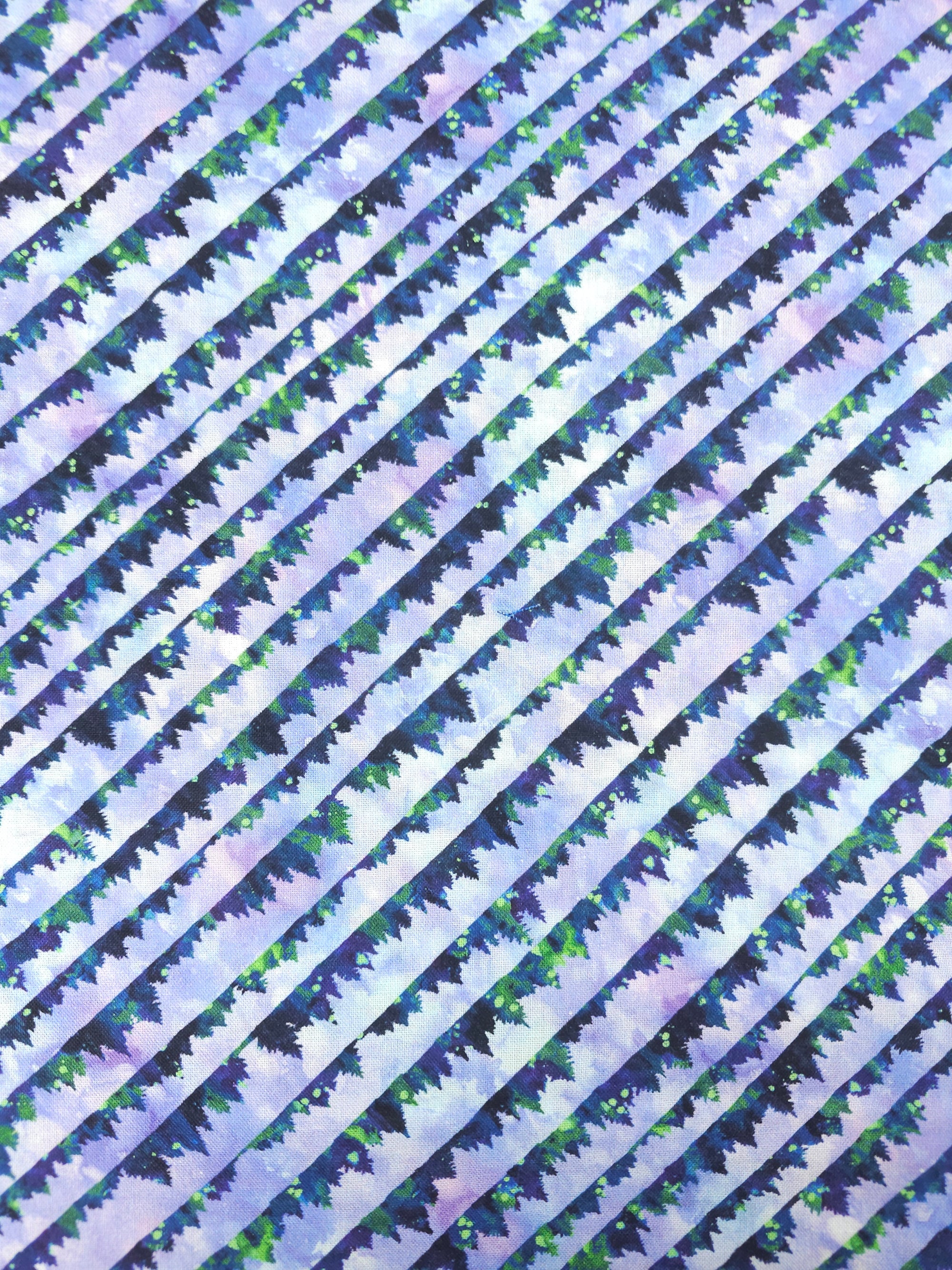 Forest Skies Diagonal 100% Cotton