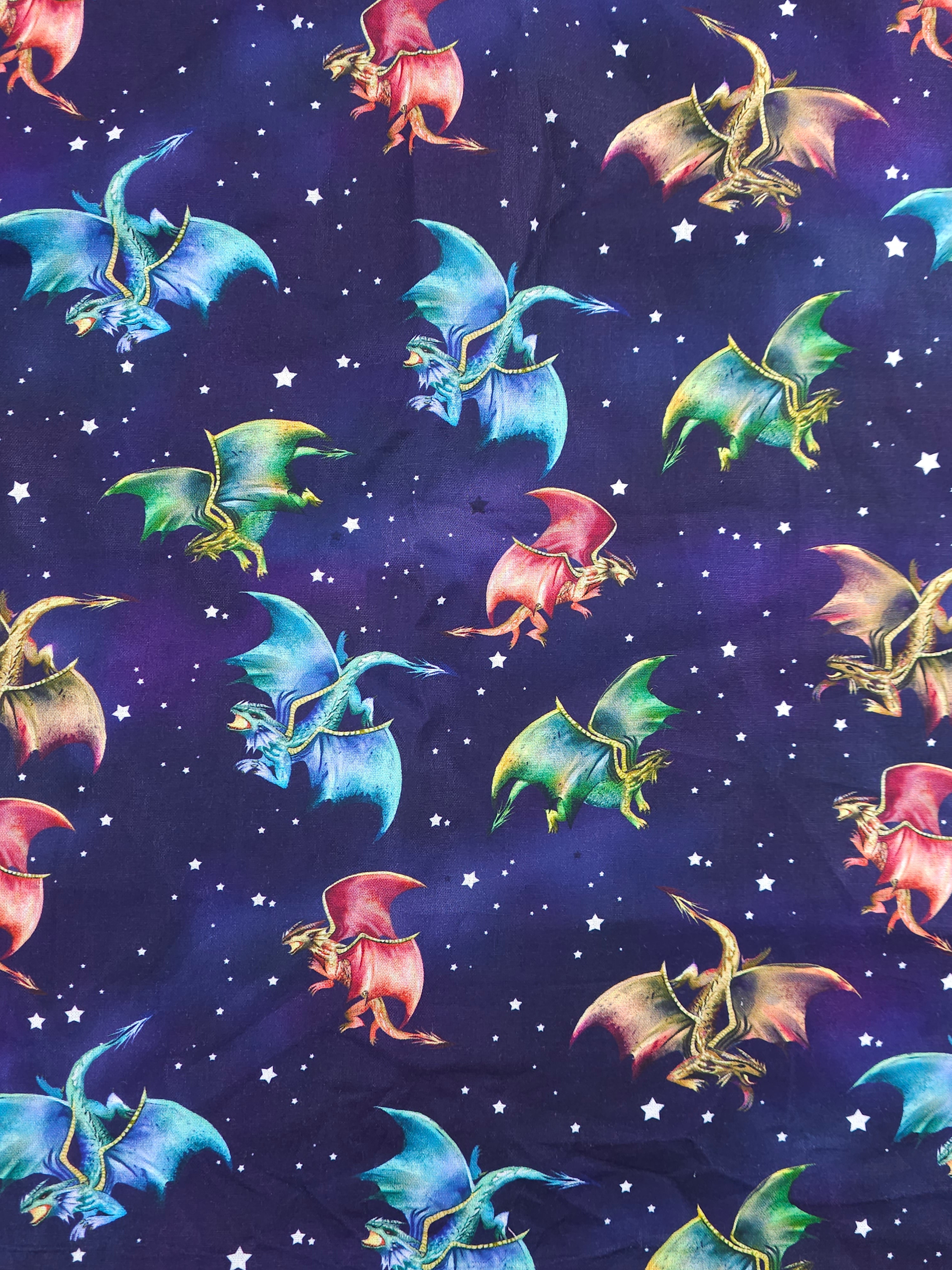 Sacred Dragons Cotton - 1m Piece