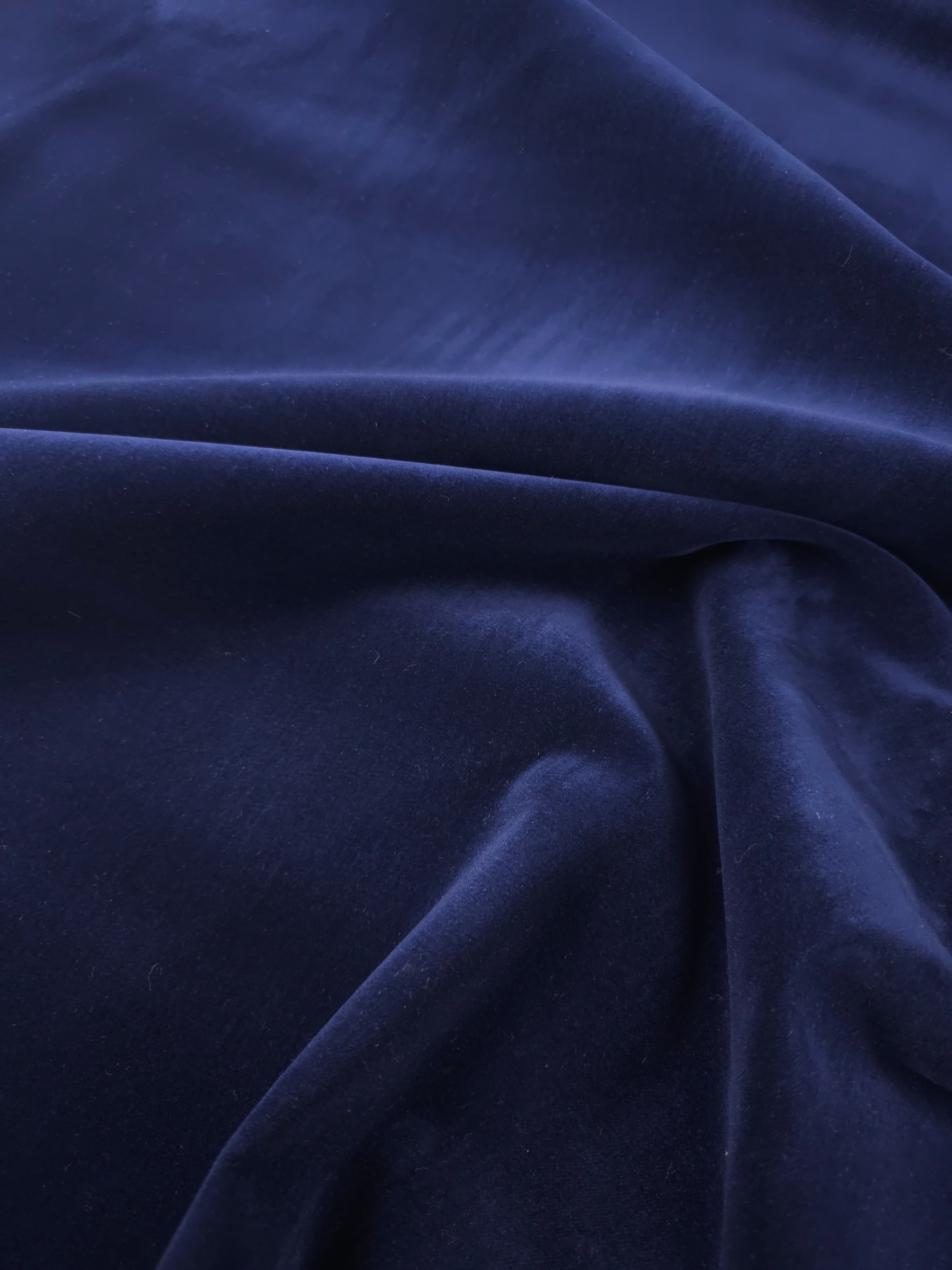 Royal Blue Velvet Denim