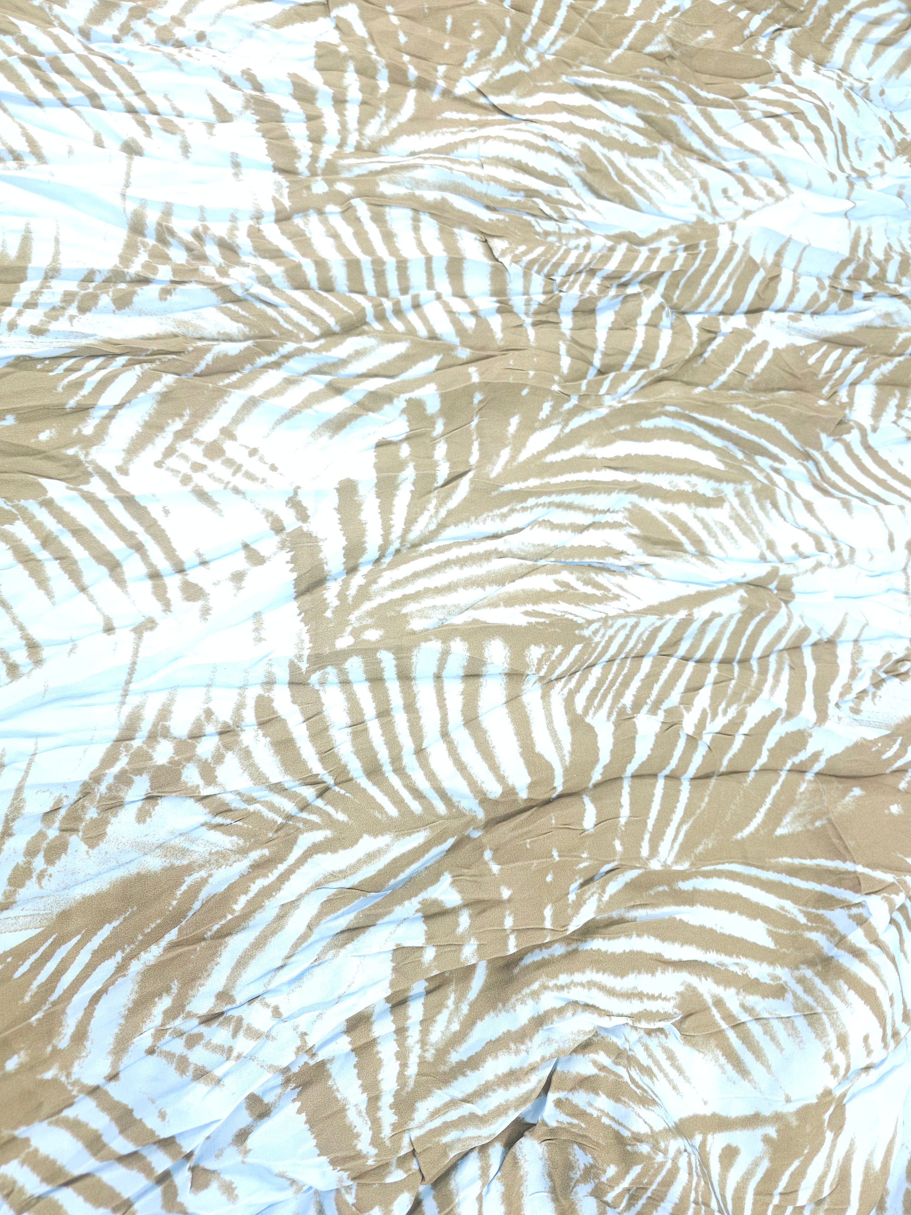 Beachy leaf Viscose- 2m piece