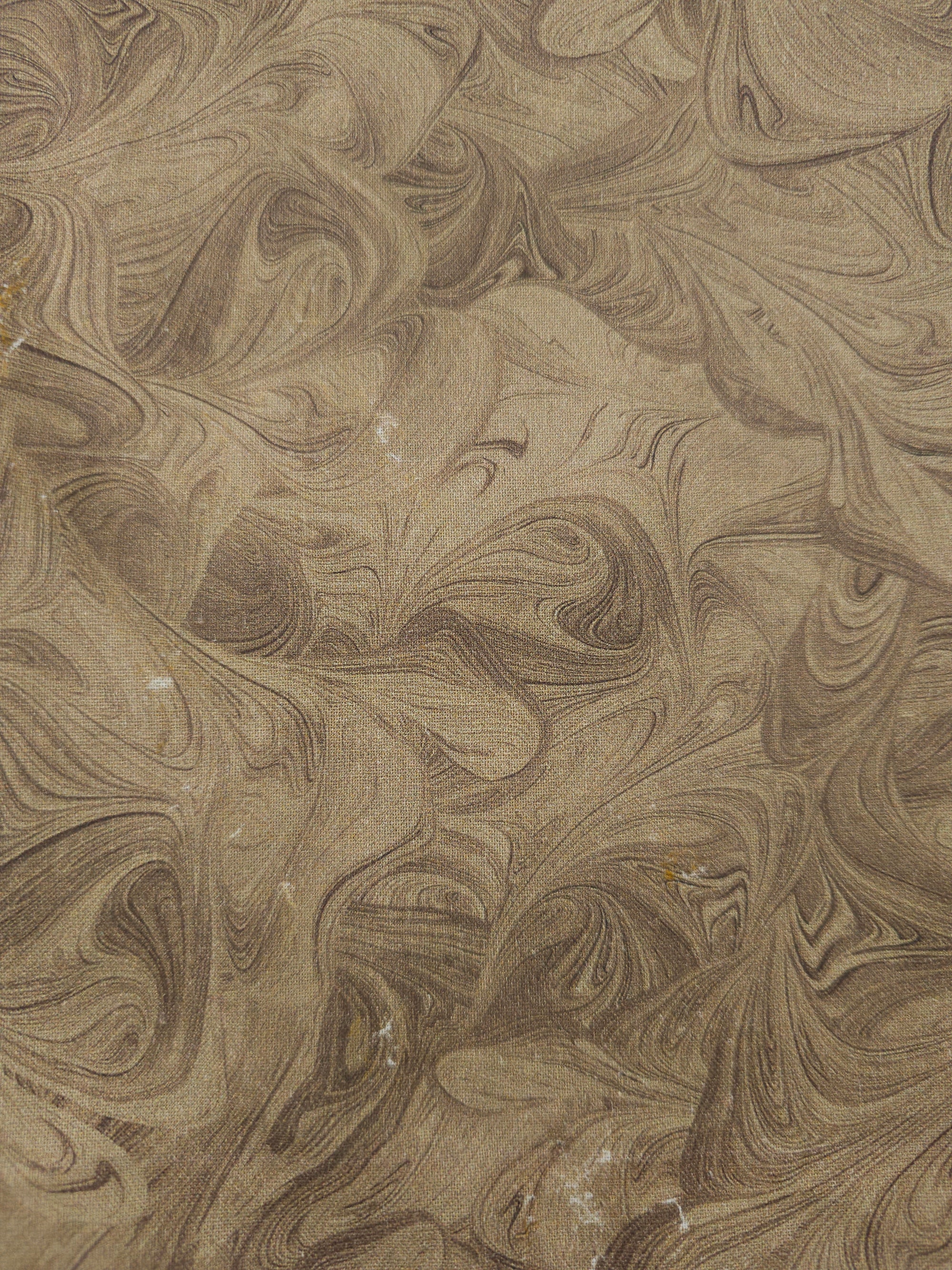 Taupe swirl Cotton- 2m piece