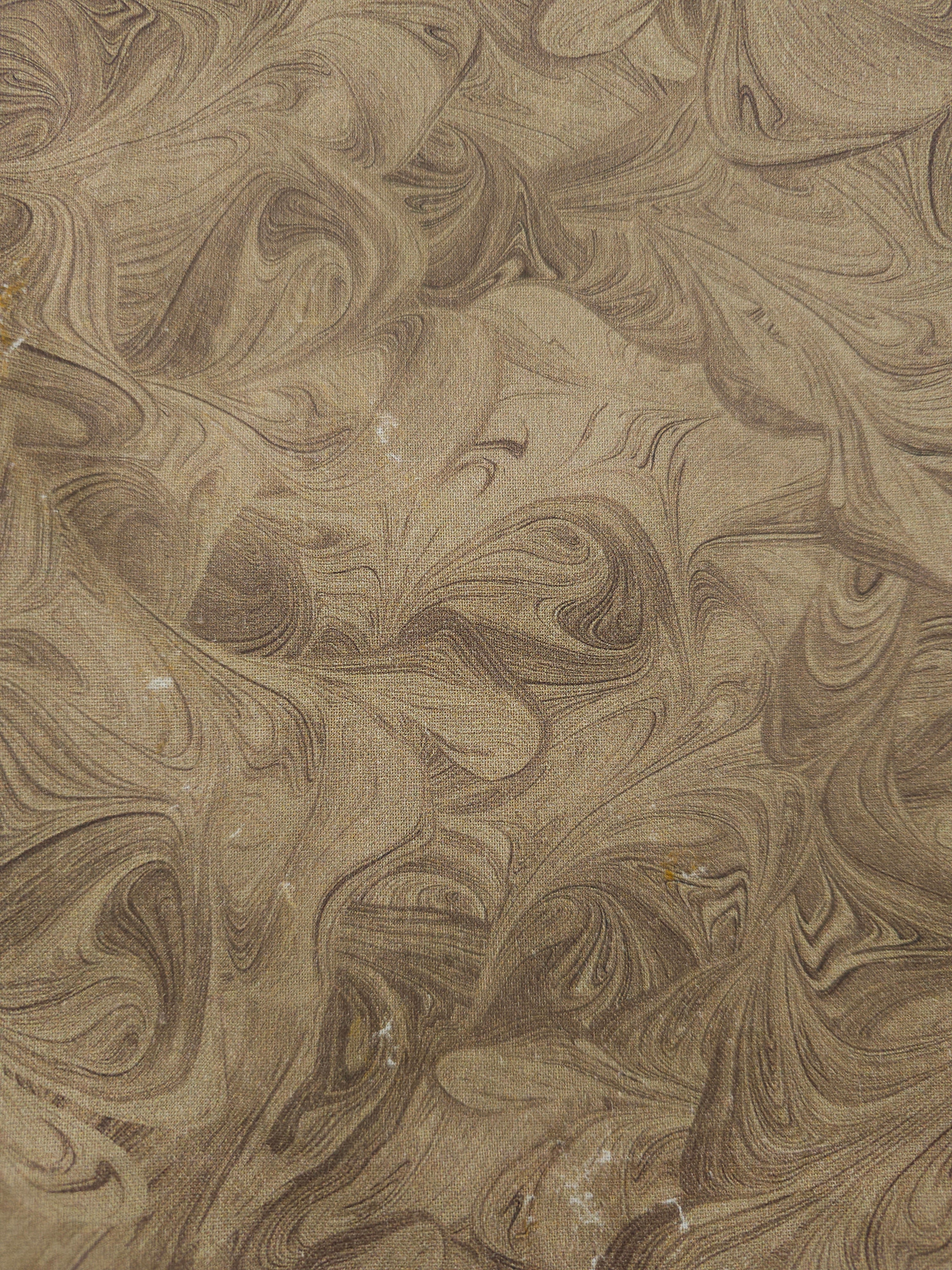 Taupe swirl Cotton- 2.2m piece