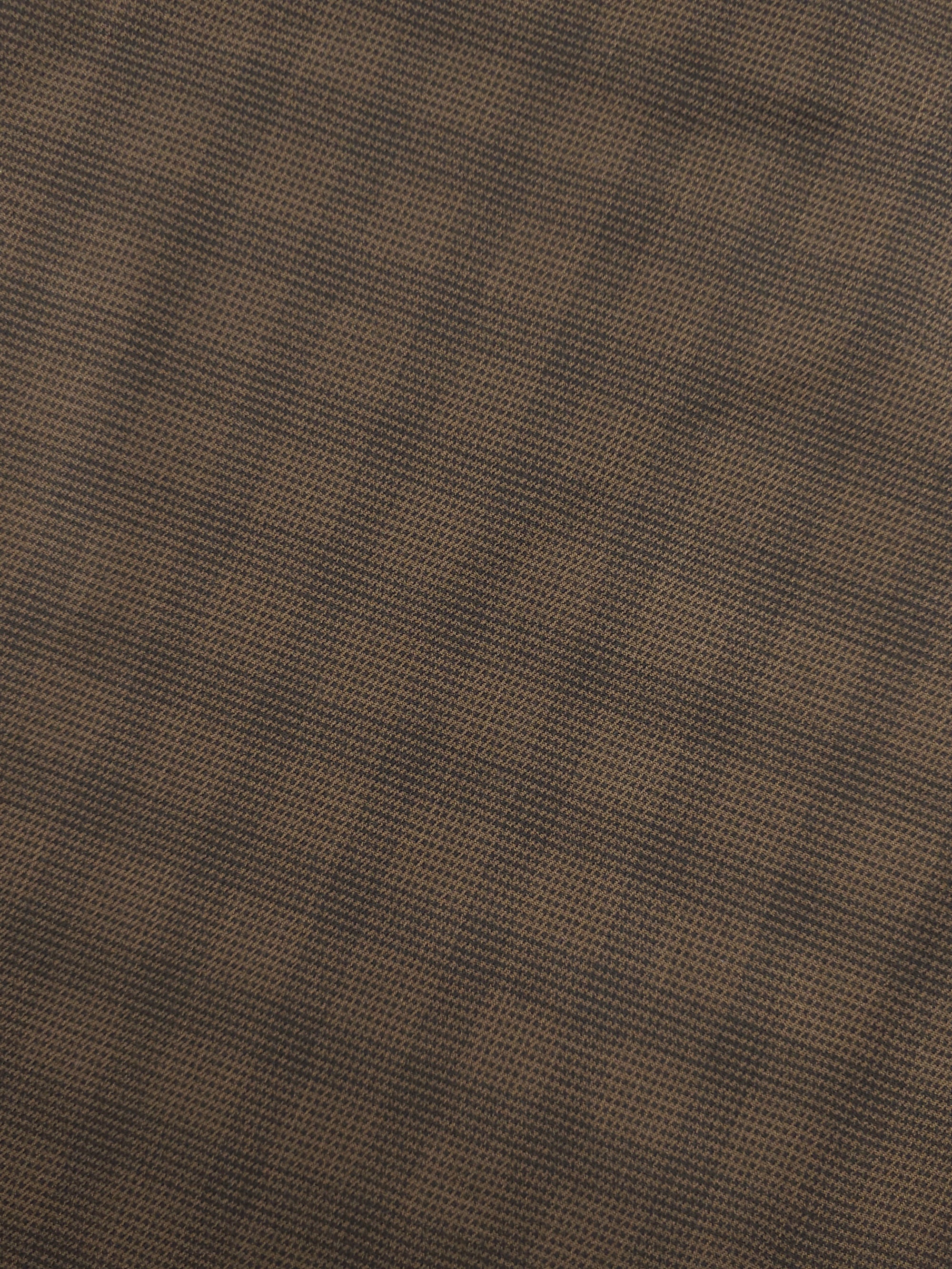 Moss Brown Blur Check Denim