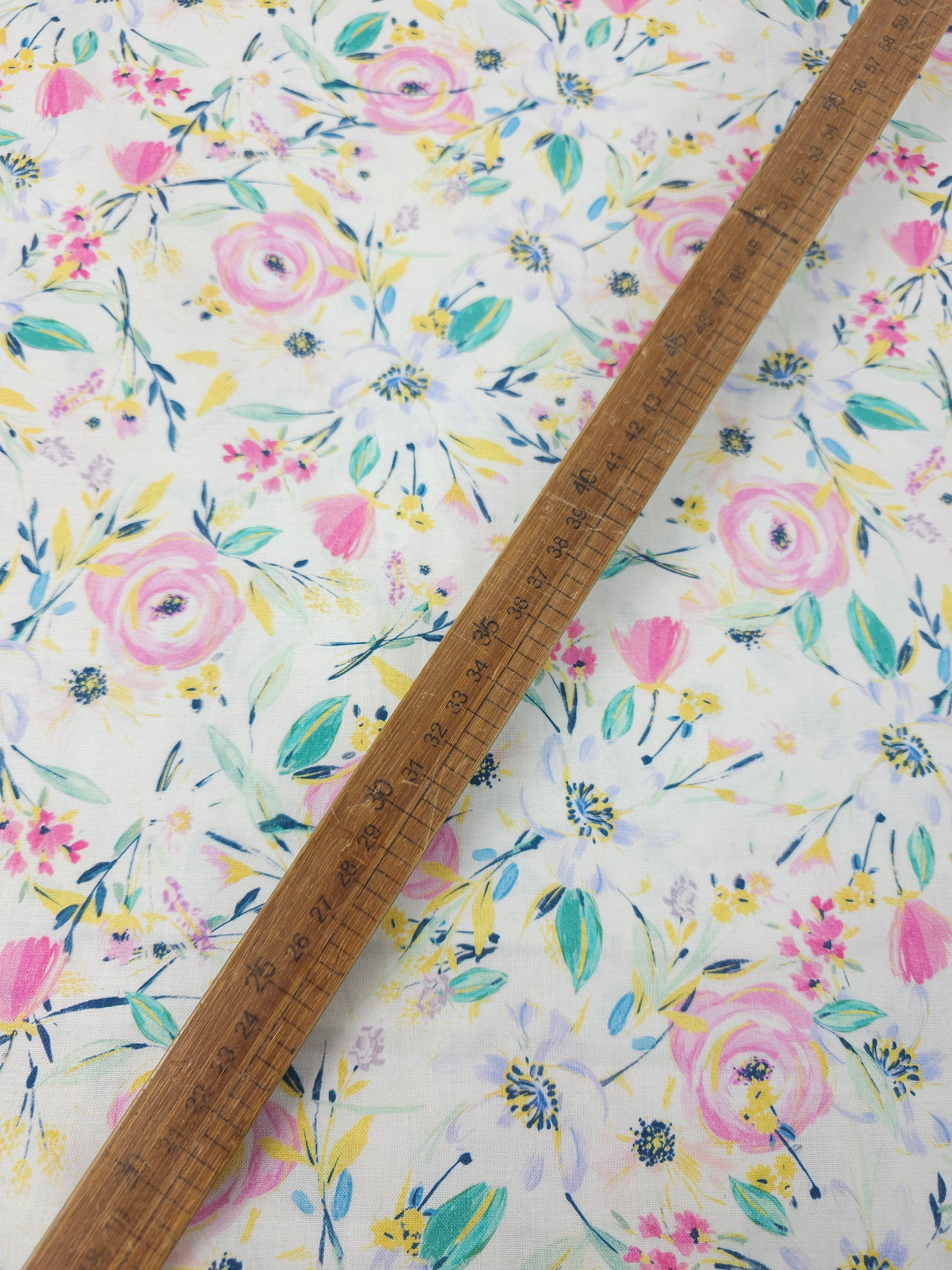 Spring Pastel Floral 100% Cotton