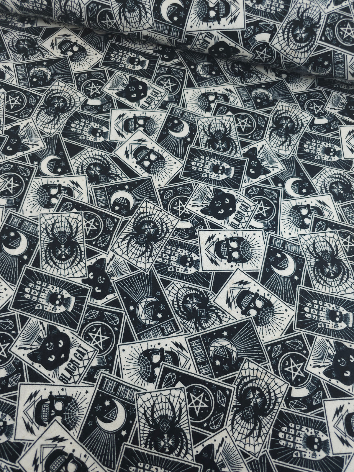 Halloween Tarot Cards Lightweight Flannel Cotton - Joann