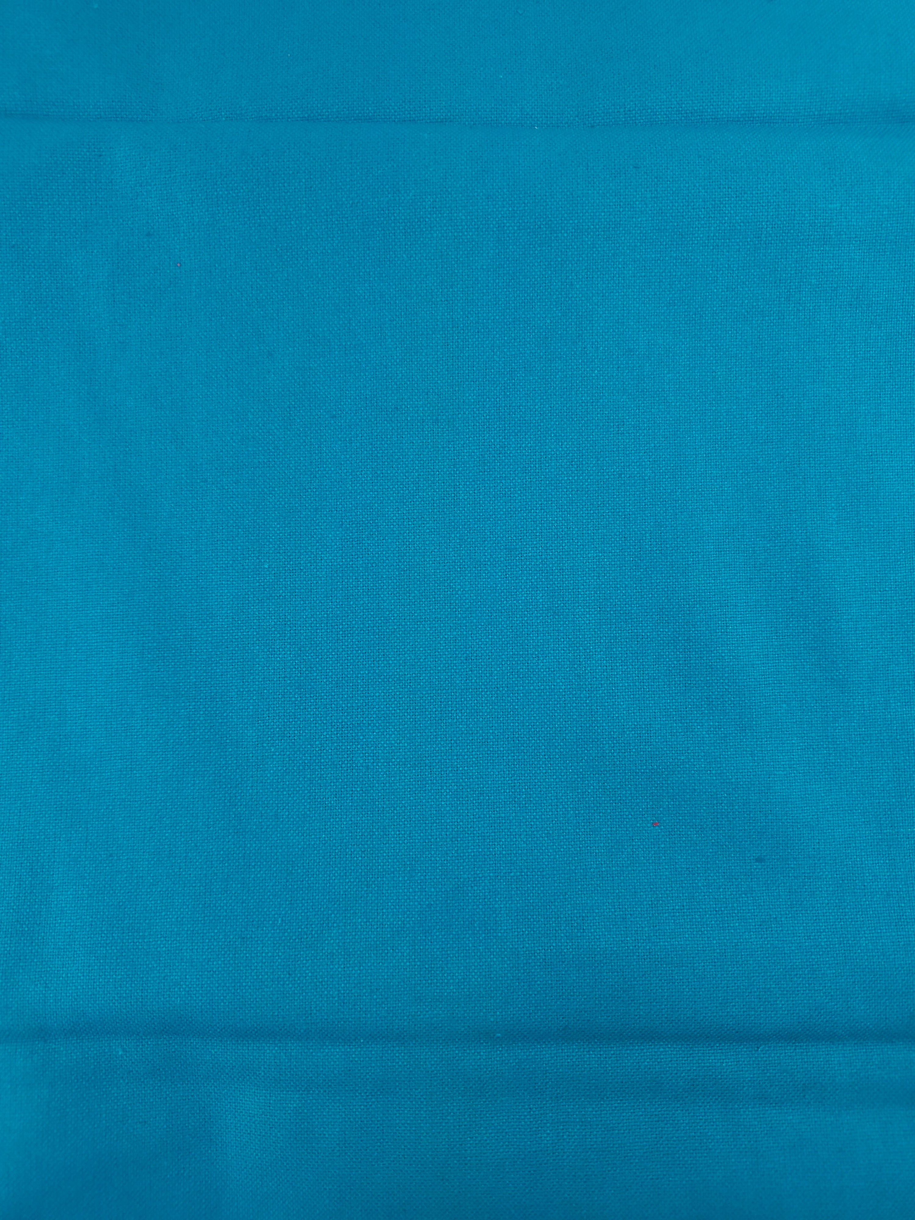 Cyan Blue Flax Linen- 1.3m piece