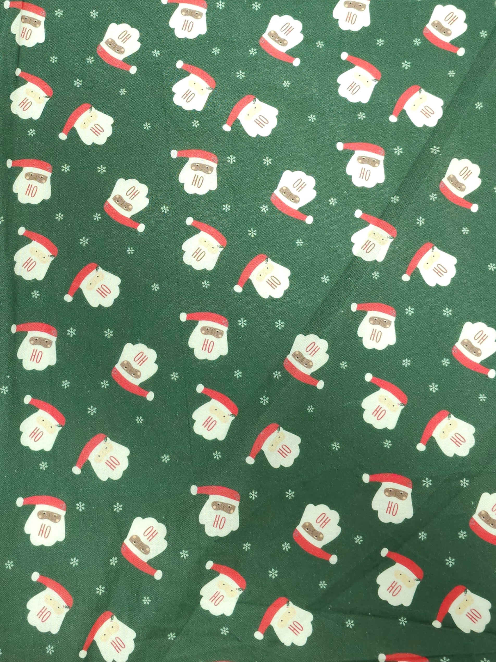Khaki Floating Santa 100% Cotton
