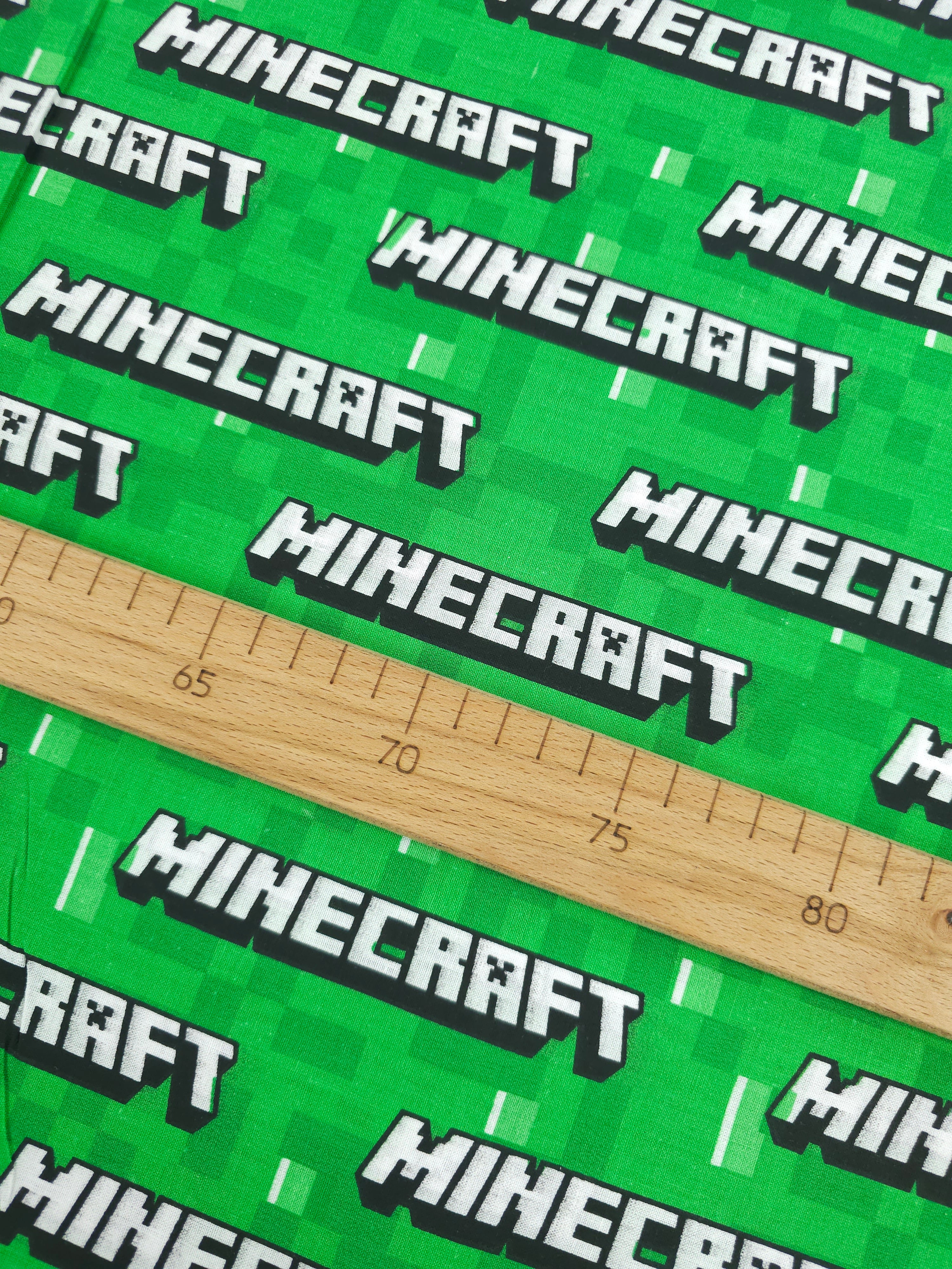 Minecraft Logo 100% Cotton 88" *EXTRA WIDE*