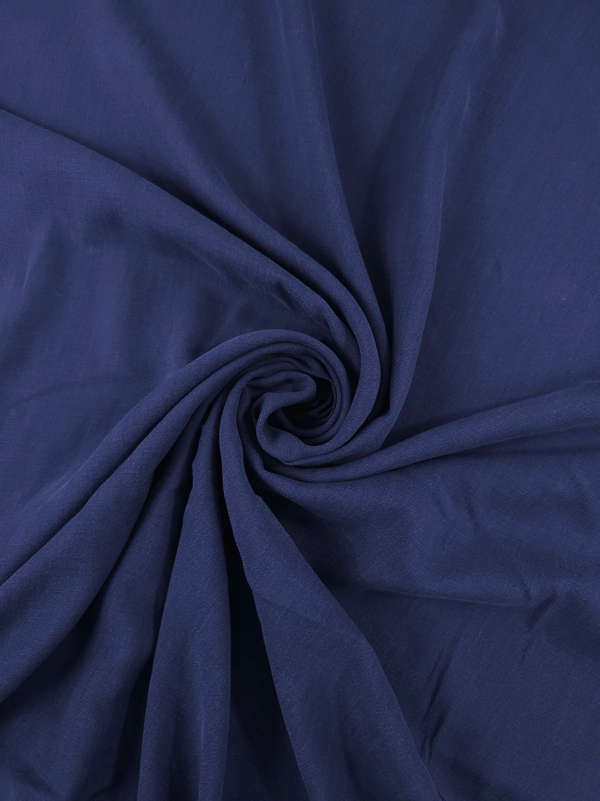 Dark Blue Cupro Viscose