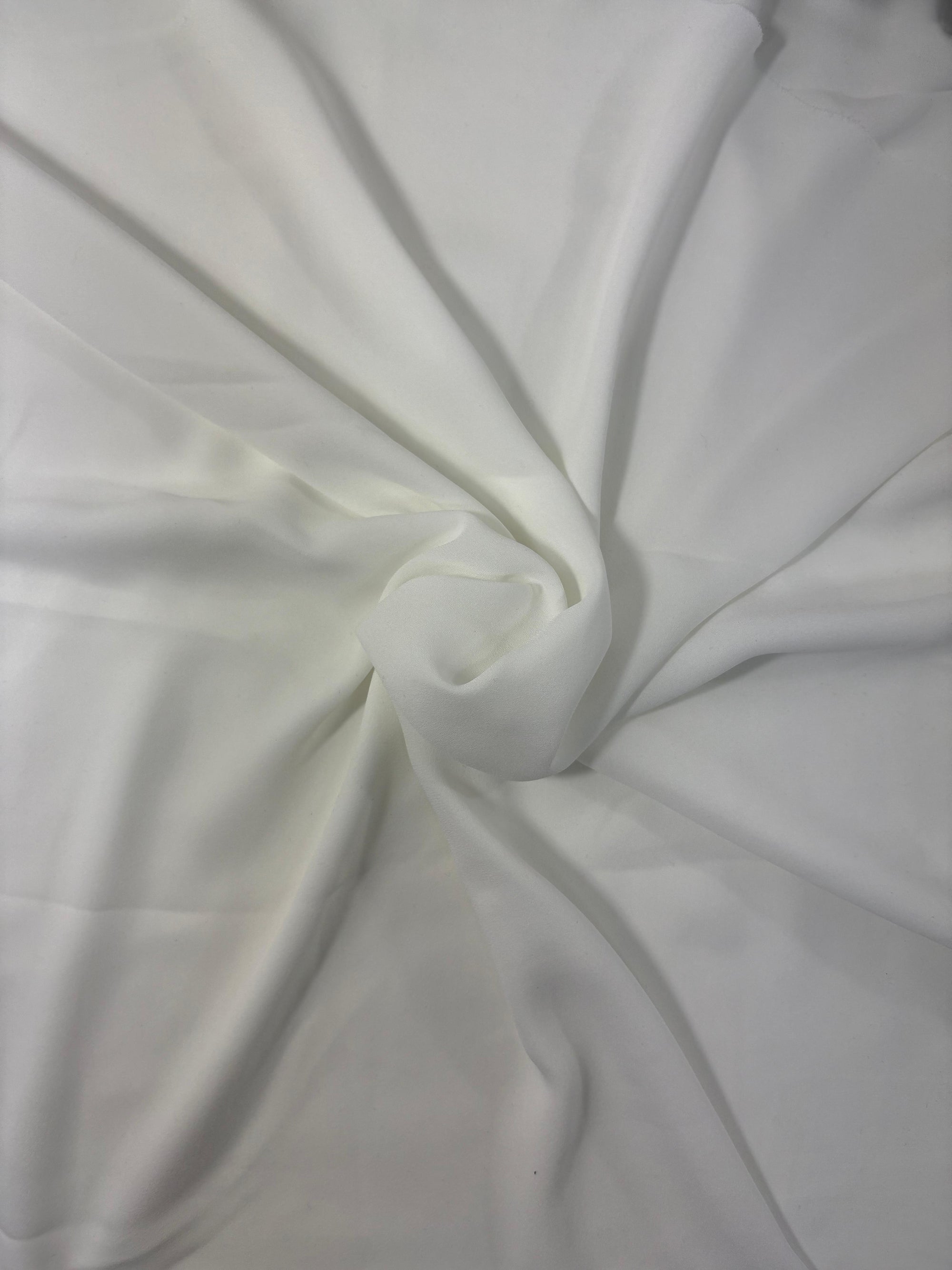 White Georgette - 1.7m Piece