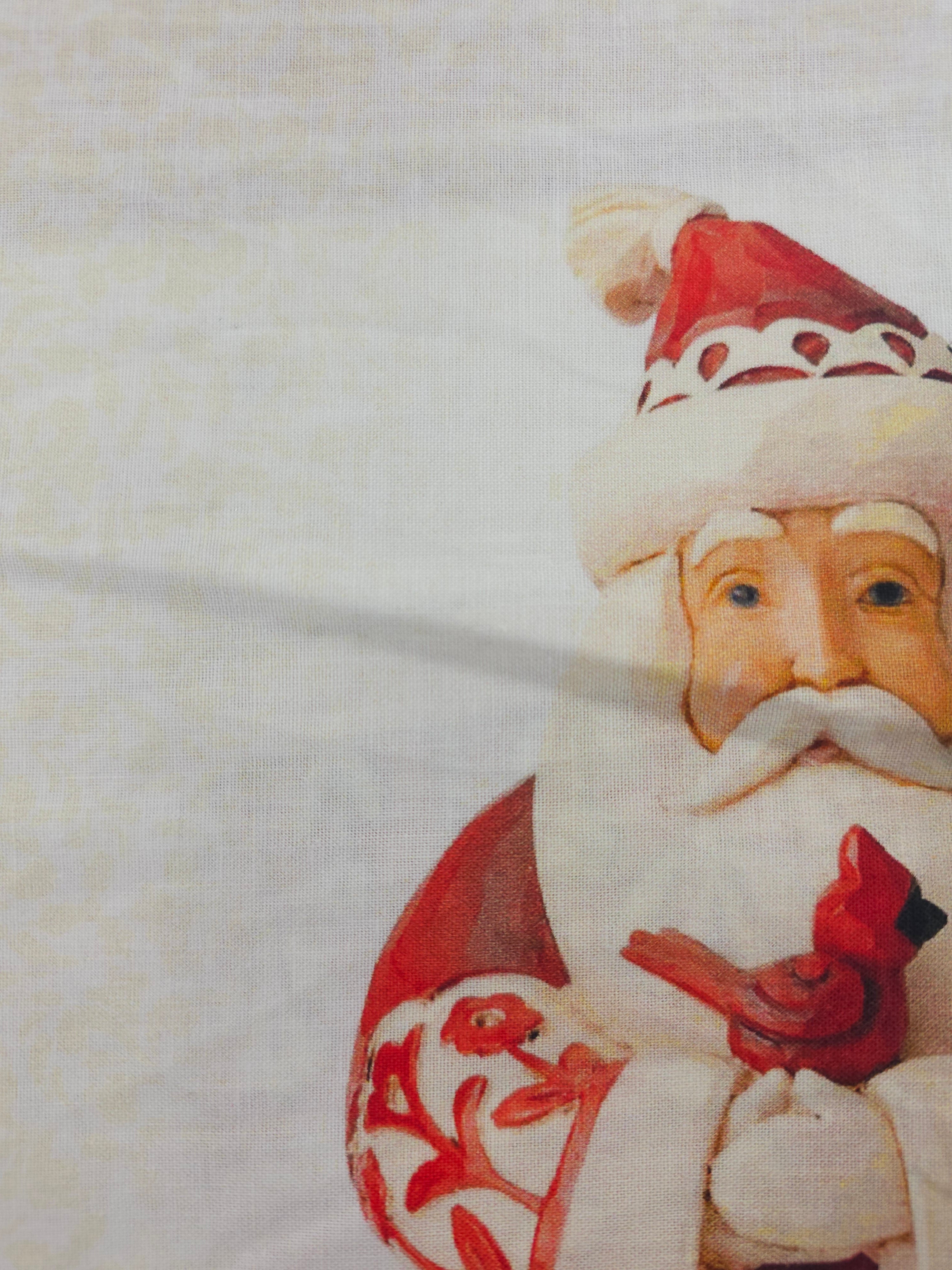 Santa Cotton panels- 1.1m piece
