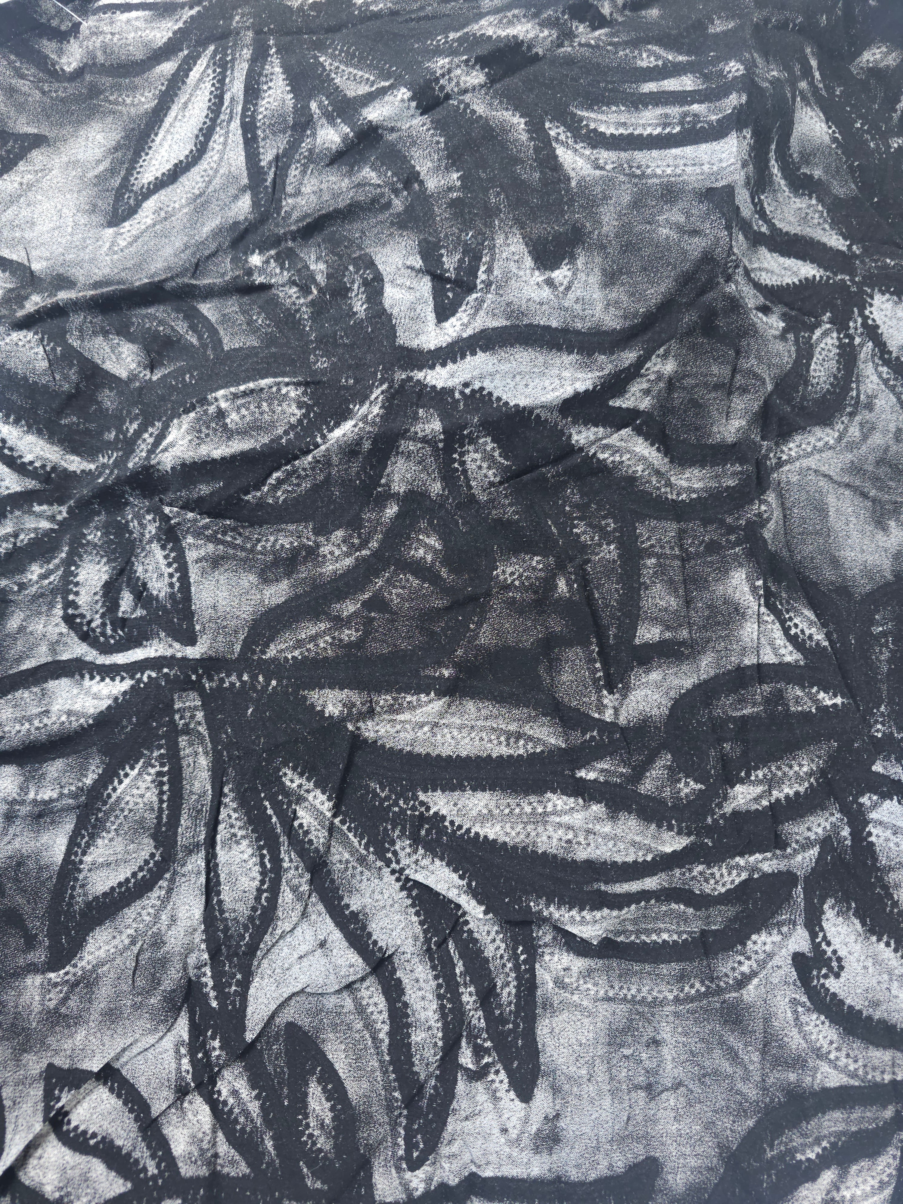 Grey Fauna Viscose- 5m piece