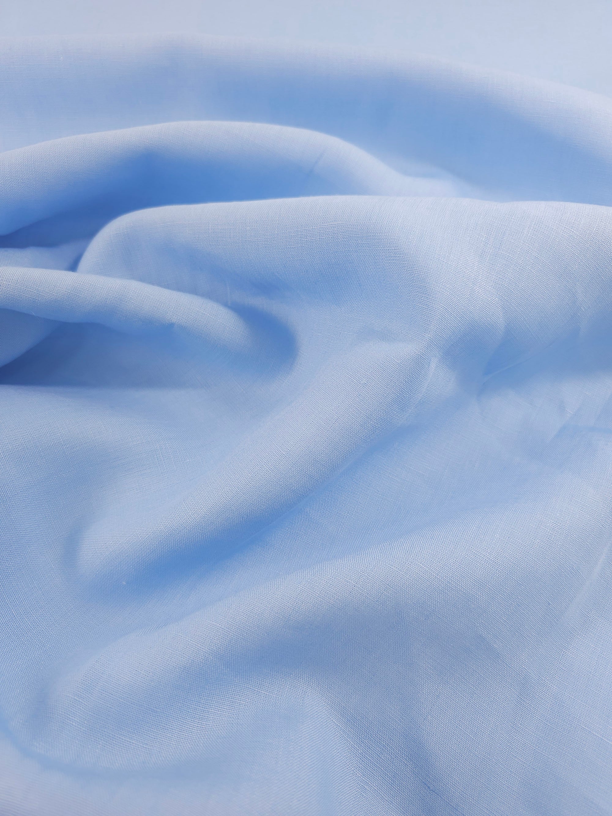 Baby Blue 100% Linen