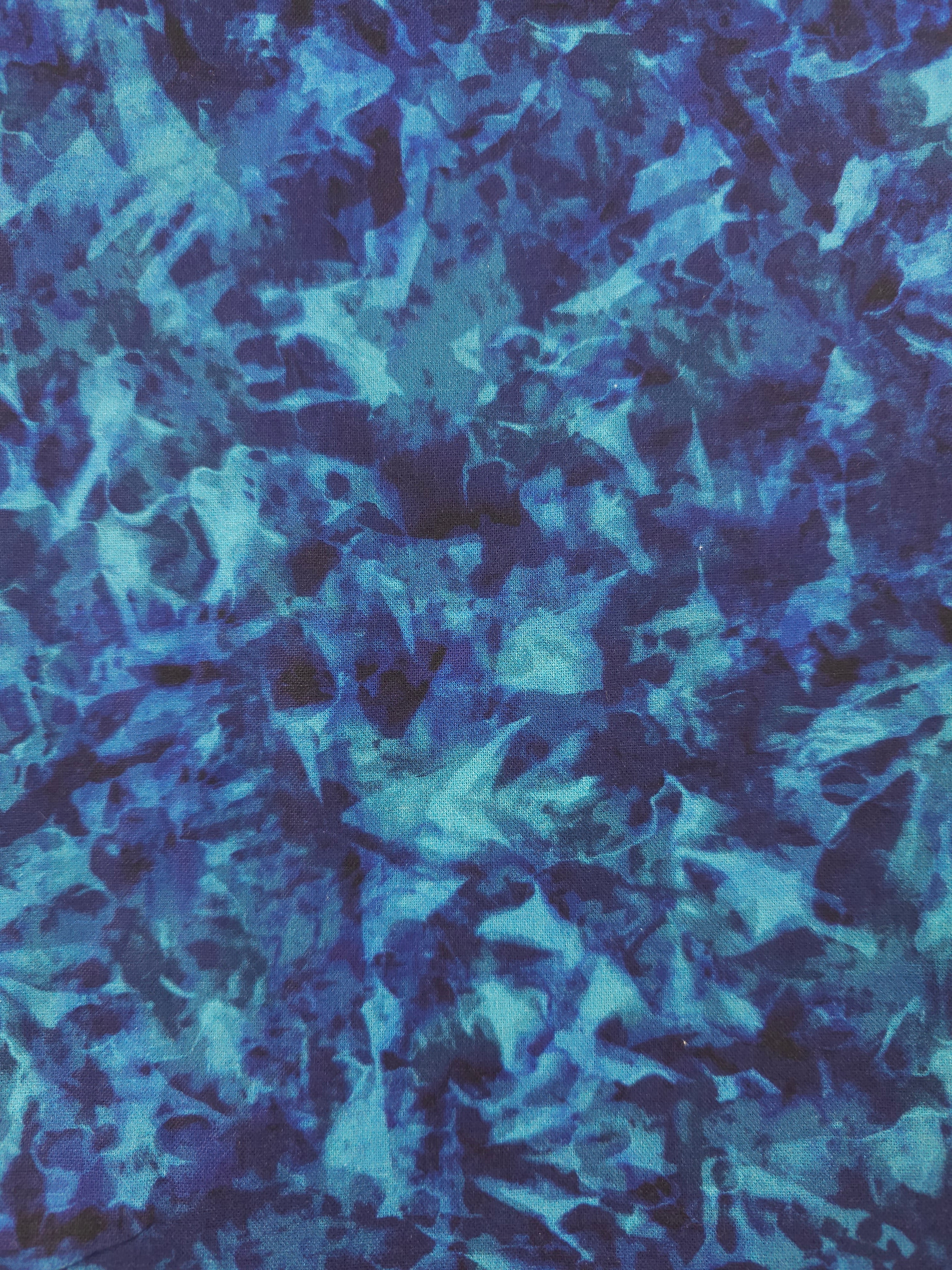 Very berry blue Cotton- 2m piece