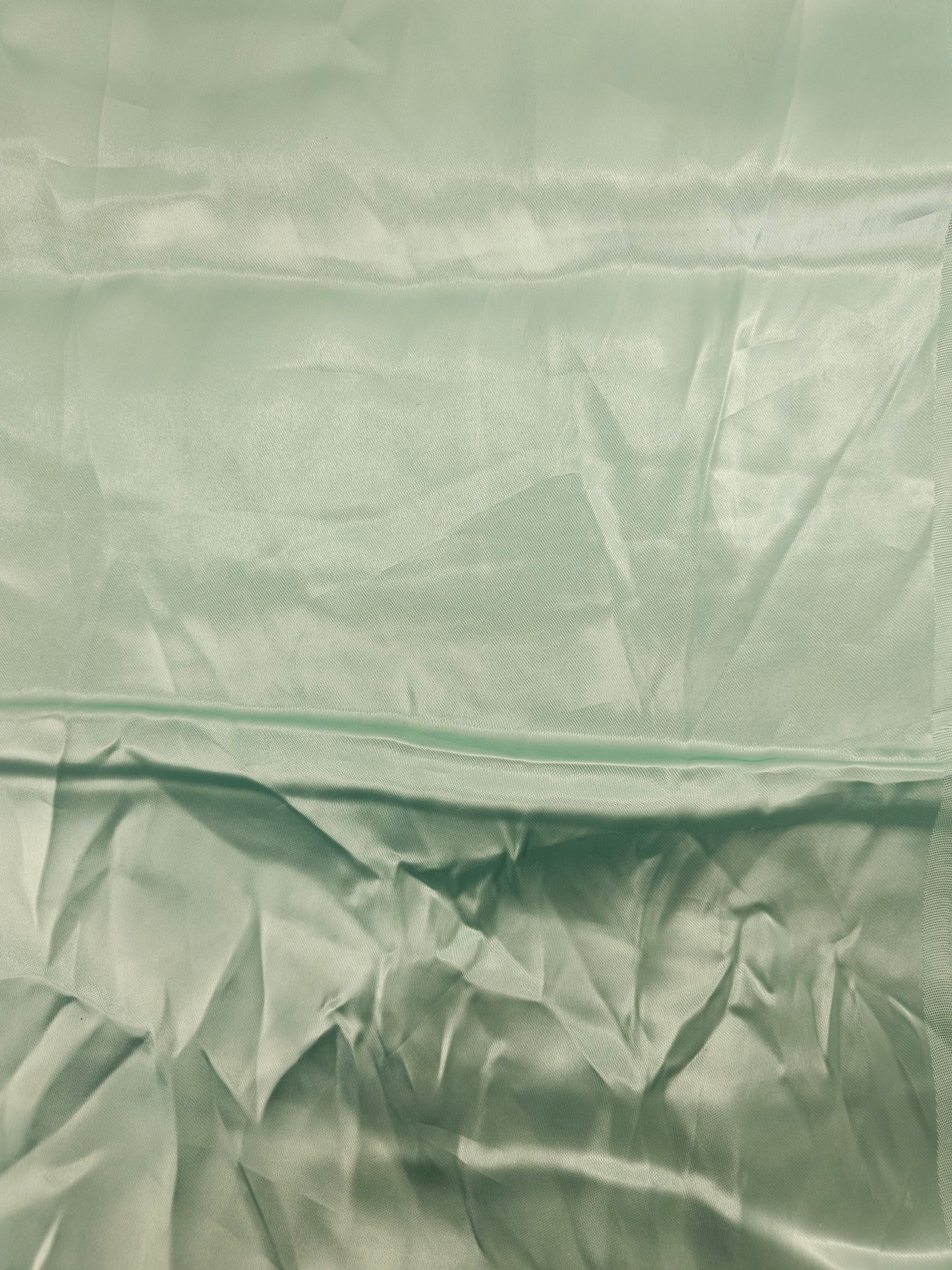 Mint Liquid Satin- 2m piece