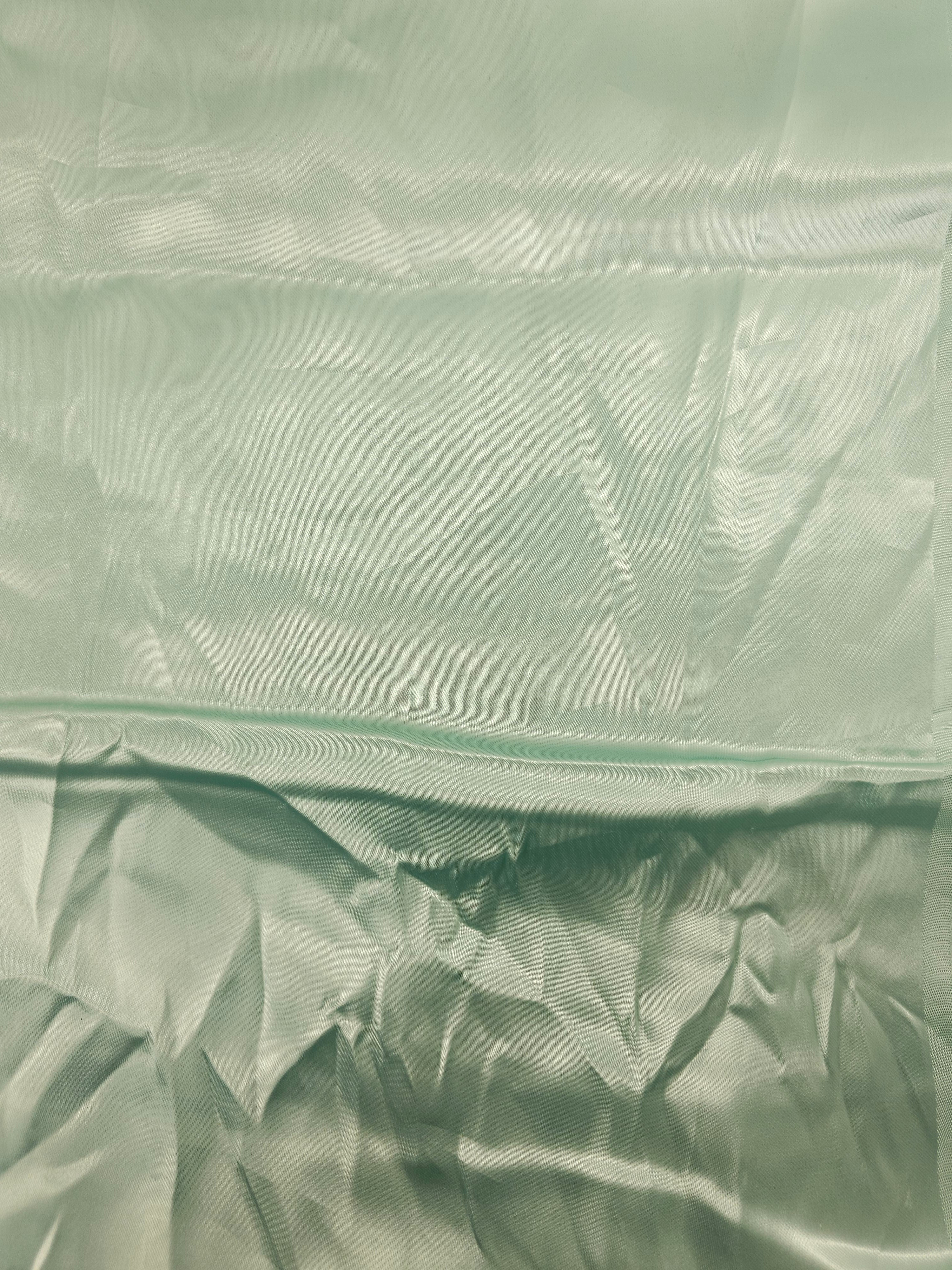 Mint Liquid Satin- 2m piece