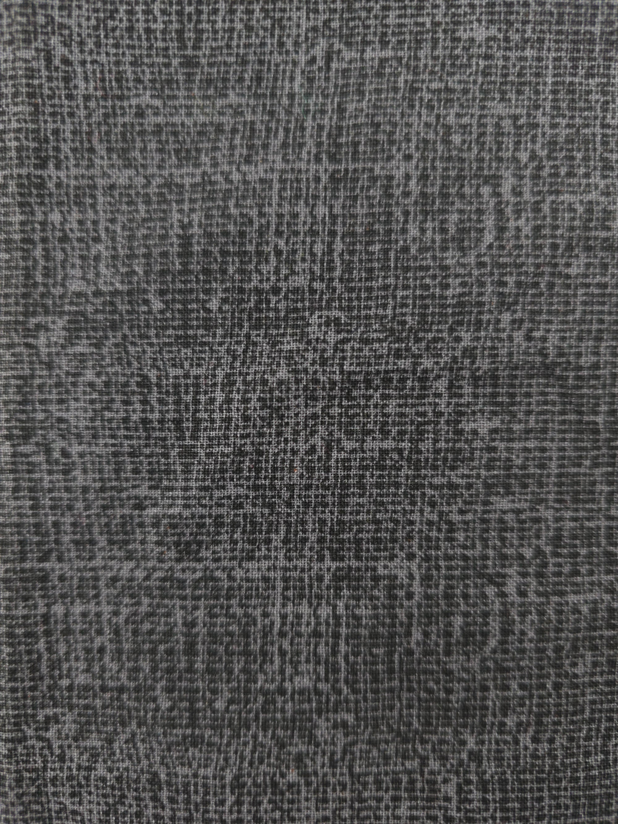 Black crosshatched Cotton- 2.5m piece