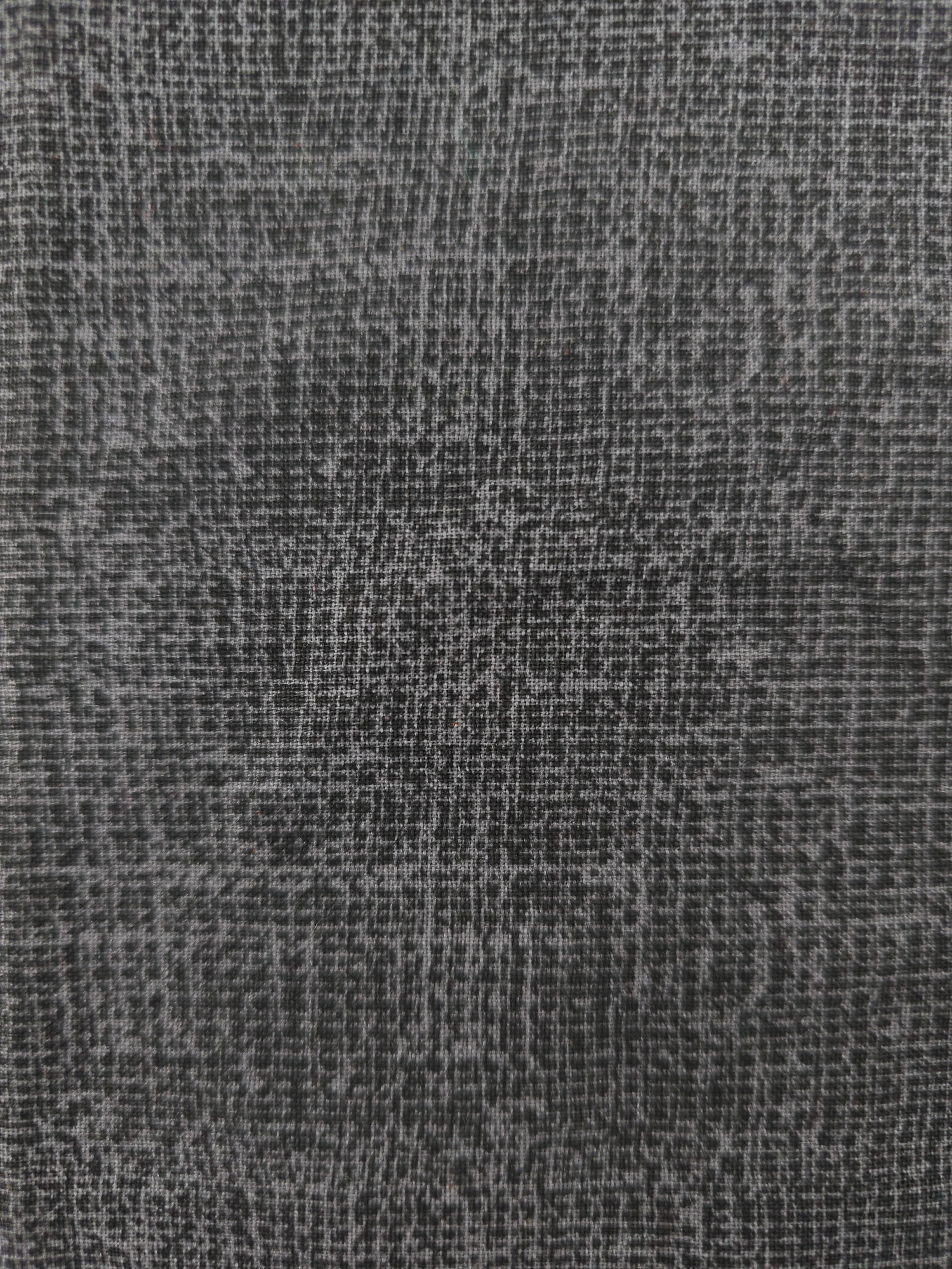 Black crosshatched Cotton- 2.5m piece