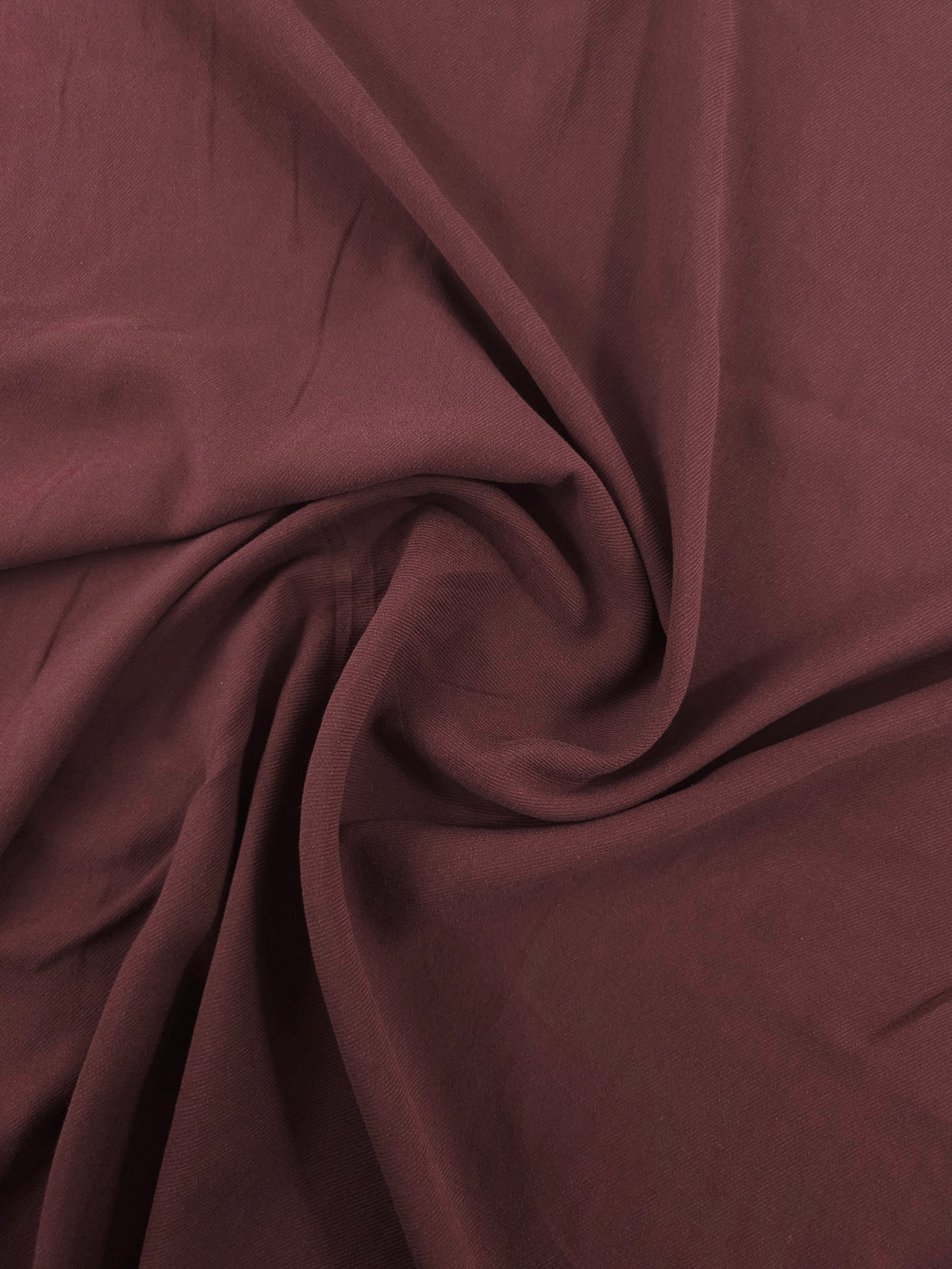 Burgundy Sandwashed Tencel Twill