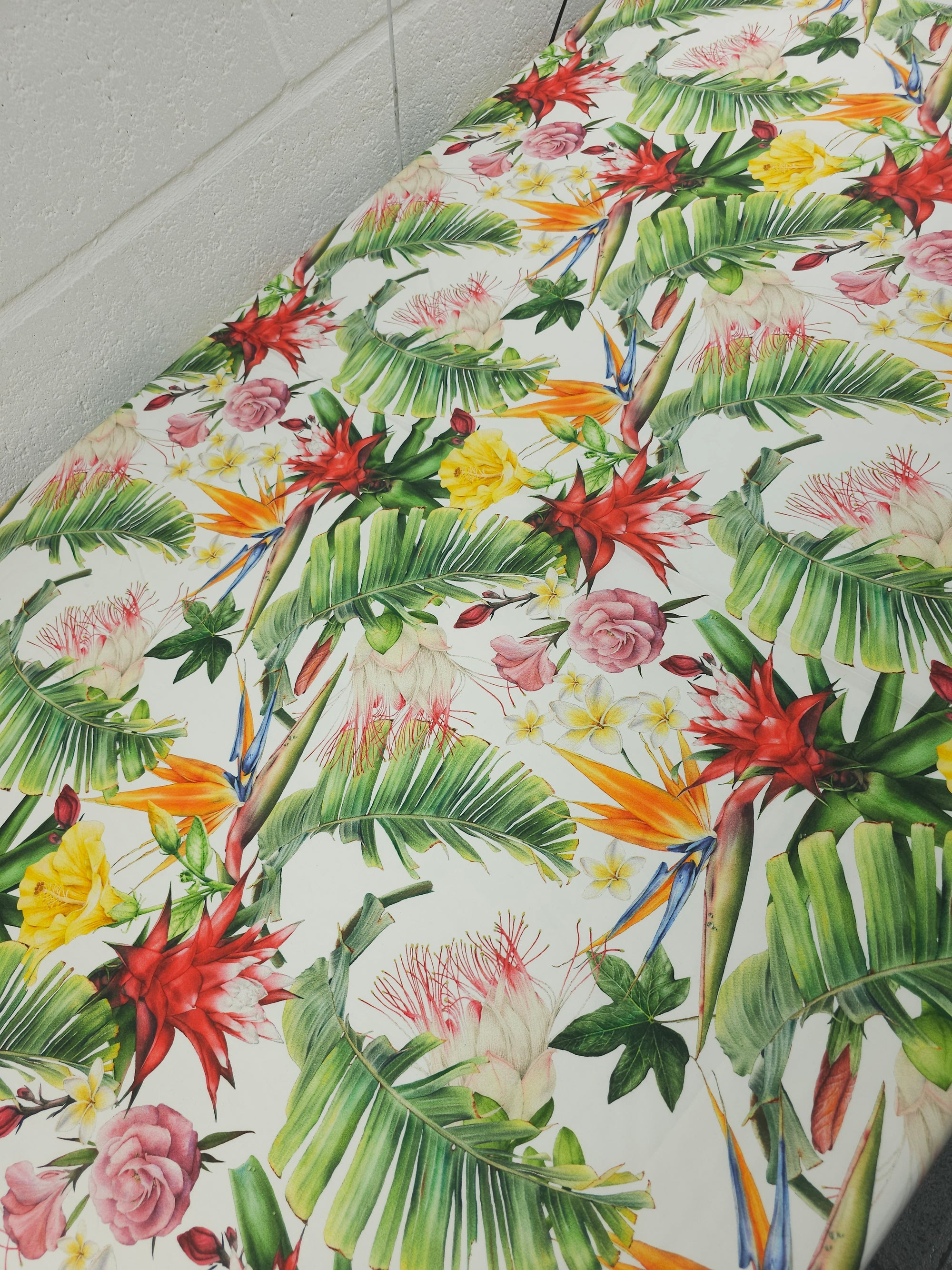 Tropicana Luau Blooms Stretch Cotton Poplin