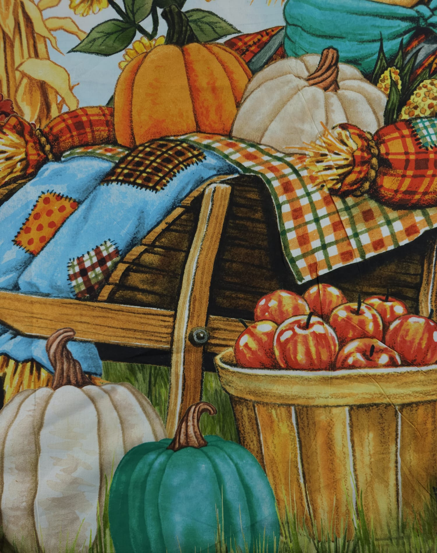 Harvest Scarecrow Autumn Cotton - (Various Pieces)