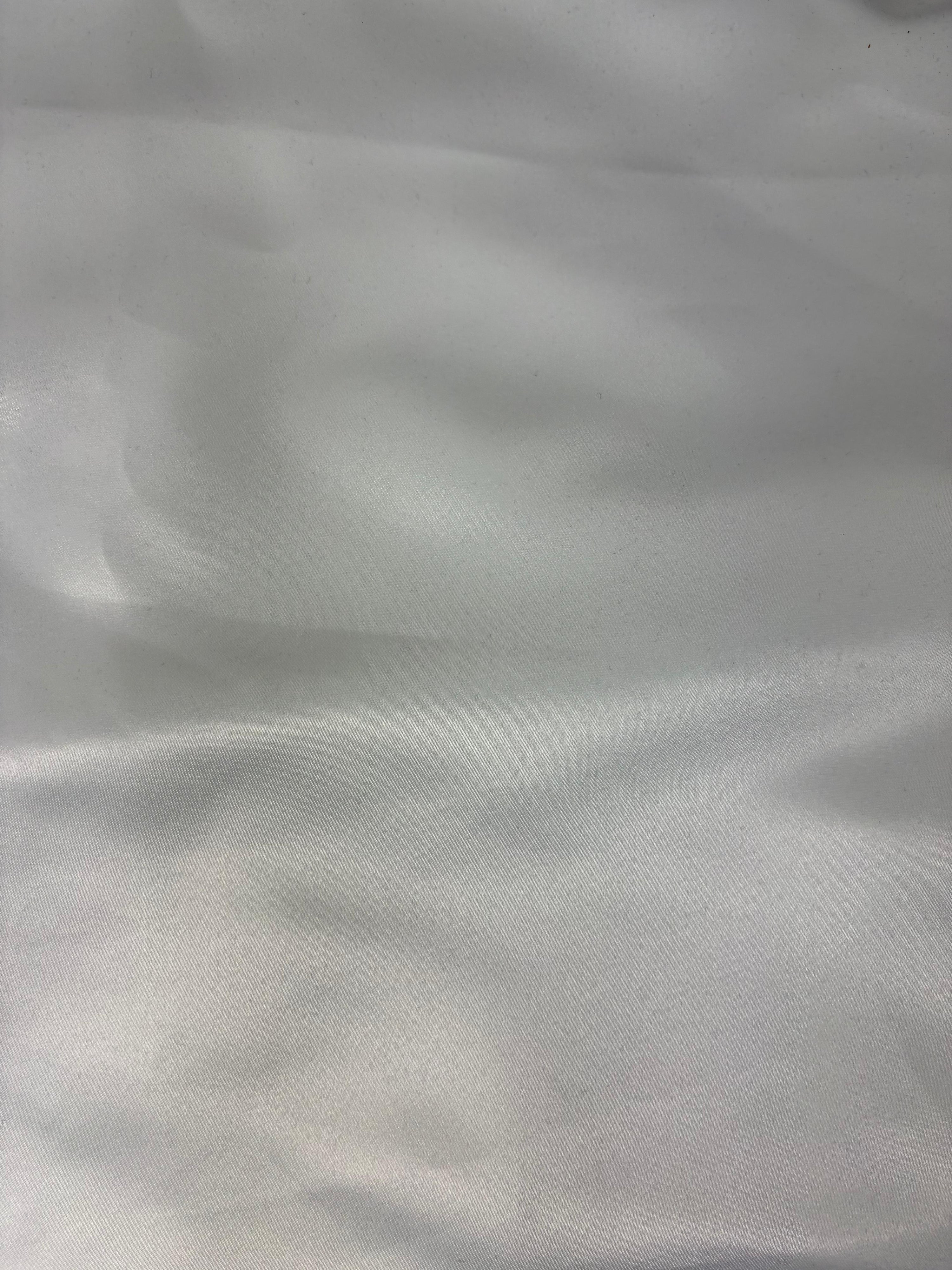 White Duchess Sateen - 4m Piece