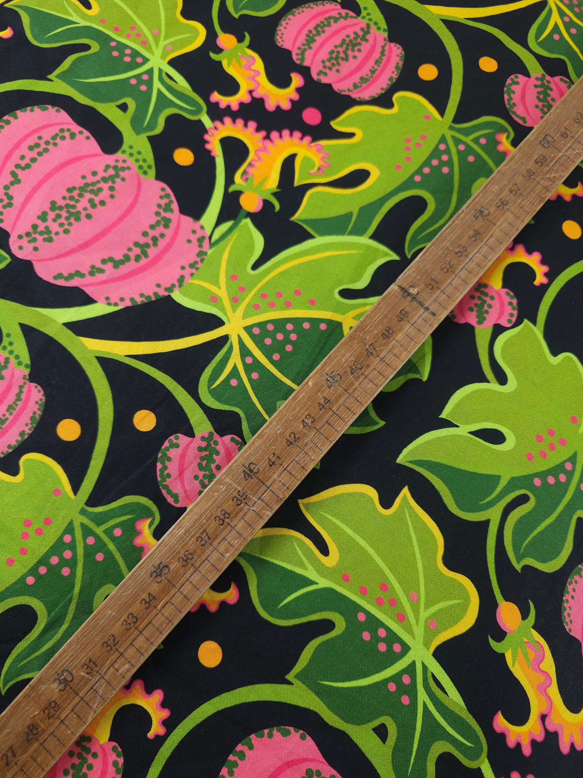 Abstract Pumpkin Patch 100% Cotton - Jane Sassaman x Free Spirit