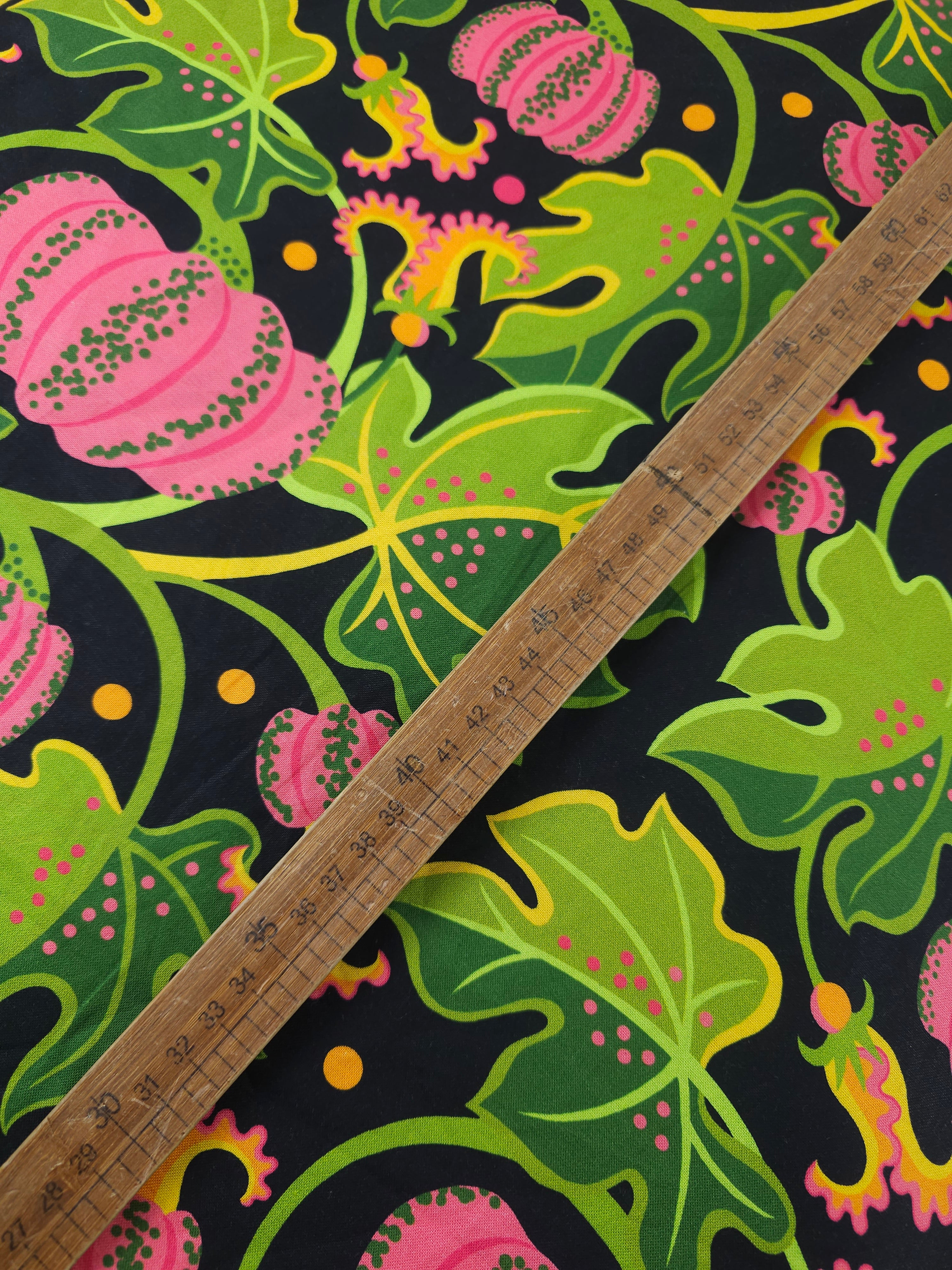 Abstract Pumpkin Patch 100% Cotton - Jane Sassaman x Free Spirit