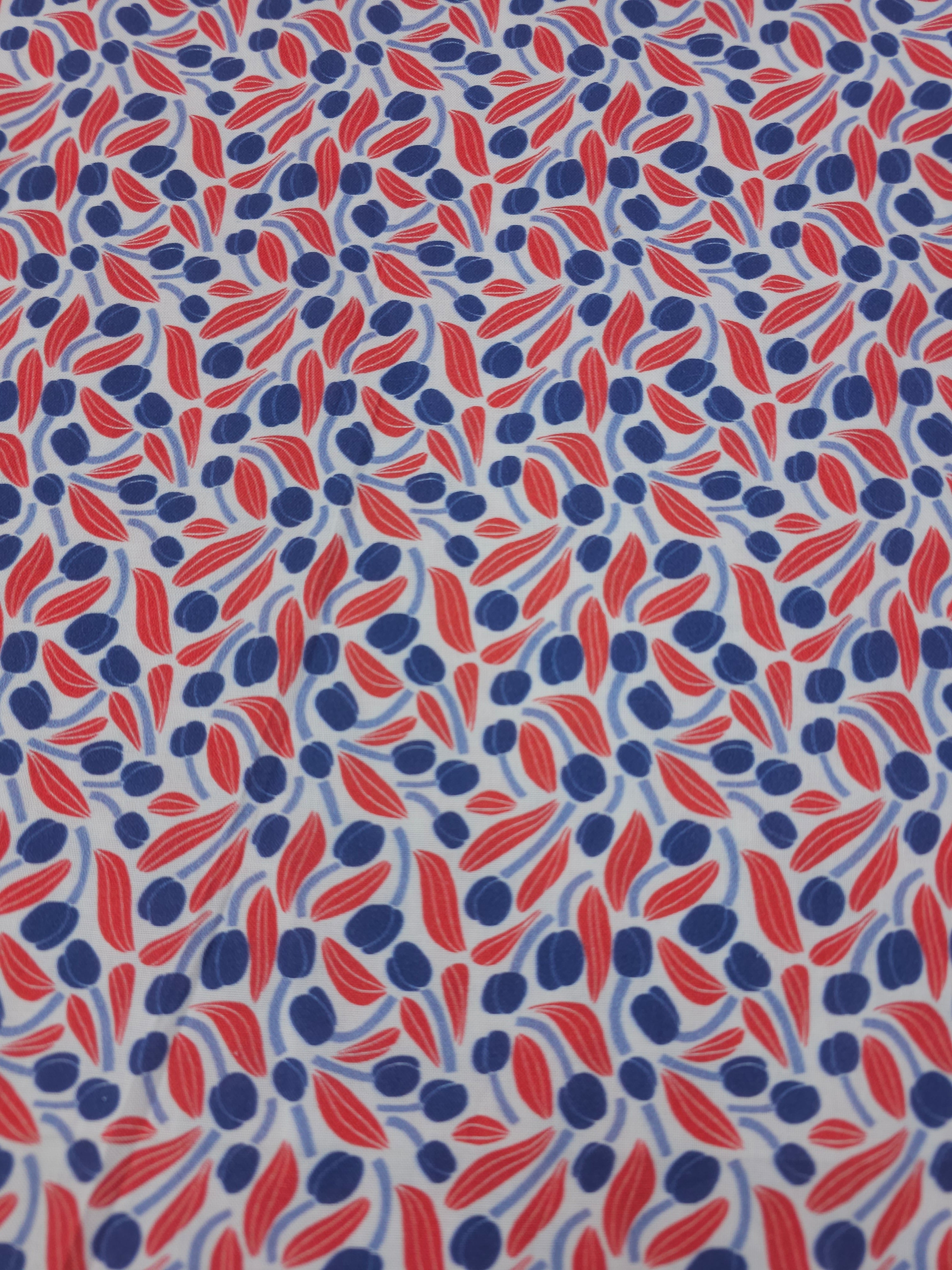 Blue/Red Bud Twine 100% Cotton