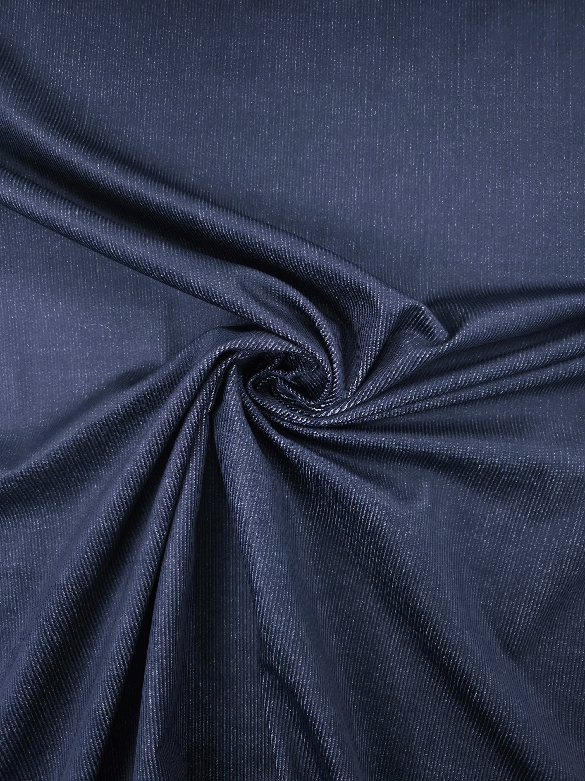 Dark Navy Denim Look Corduroy