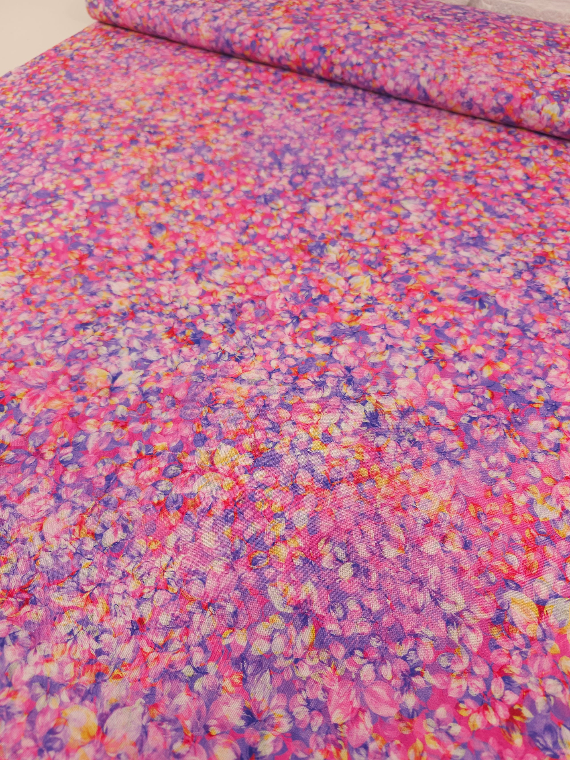 Pink Foilage Petal 100% Cotton 104” *EXTRA WIDE*