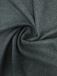  Dark Grey Twill Look Lightweight Wool Mix
