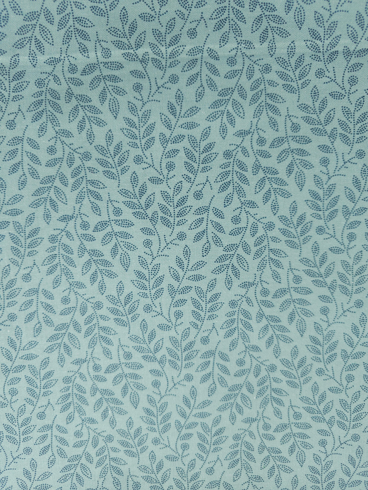 Light blue leaves Cotton (Various sizes)