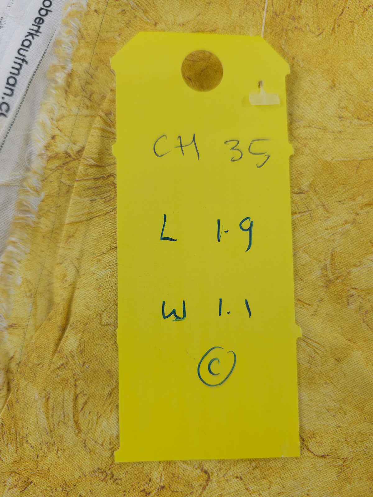 Yellow paint Cotton (Various Sizes)