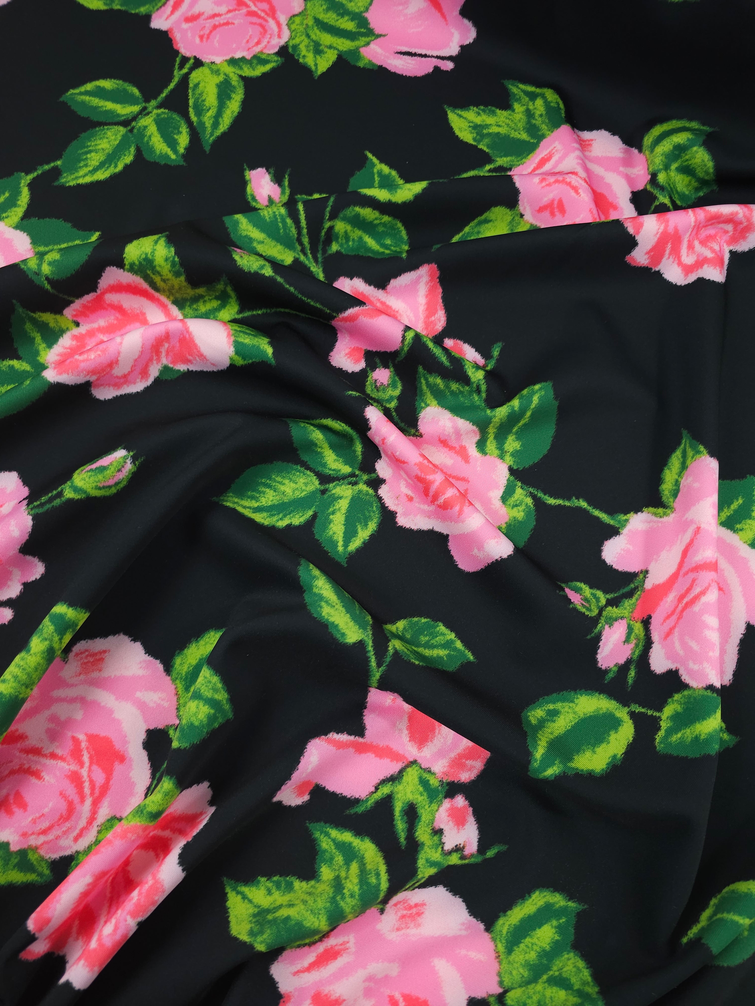 Pink/Black Static Rose Lightweight Suba