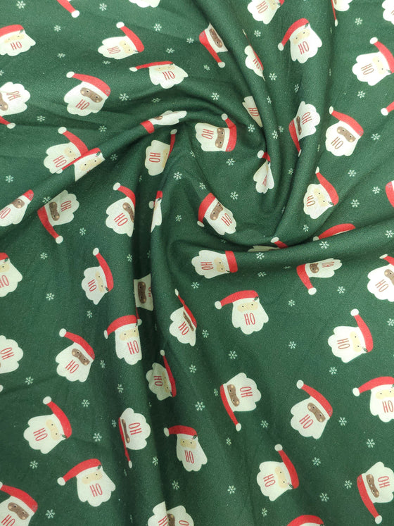 Khaki Floating Santa 100% Cotton