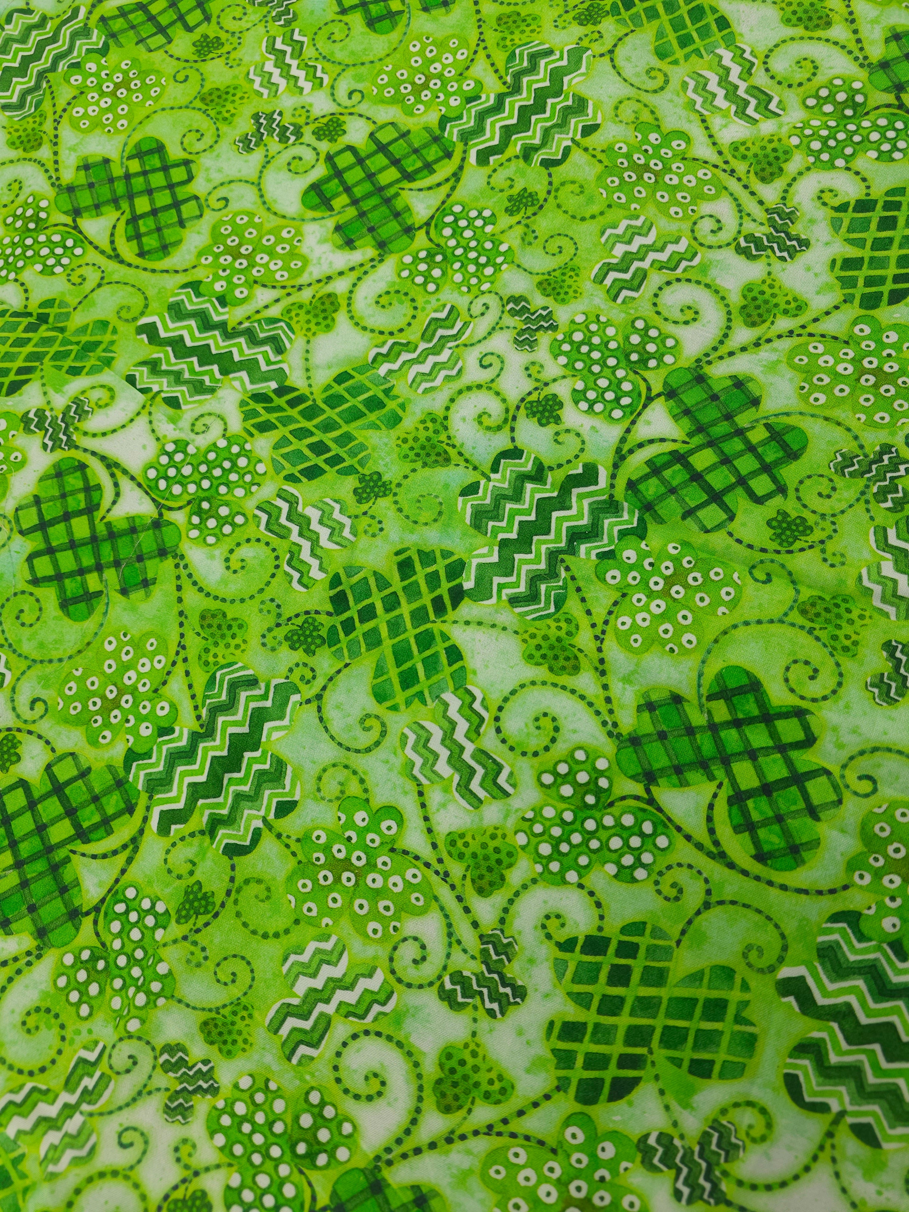 Shamrock season Cotton- 2m piece