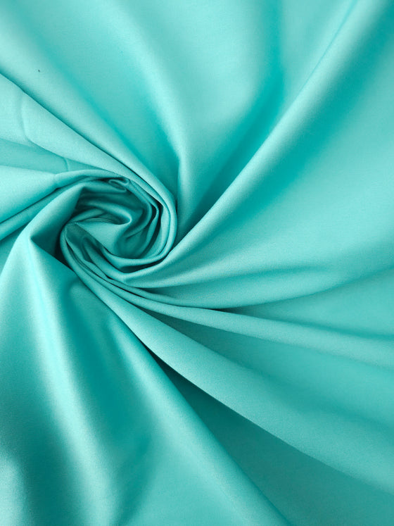 Light Teal Brushed Cotton Twill Mix