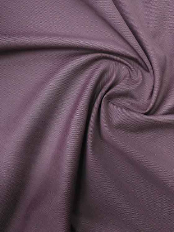 Grape Purple Cotton Twill