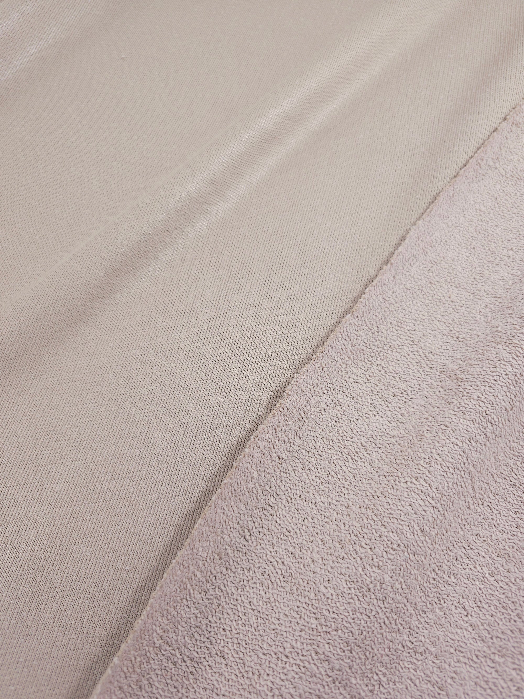 Metallic Champagne Loopback Terry