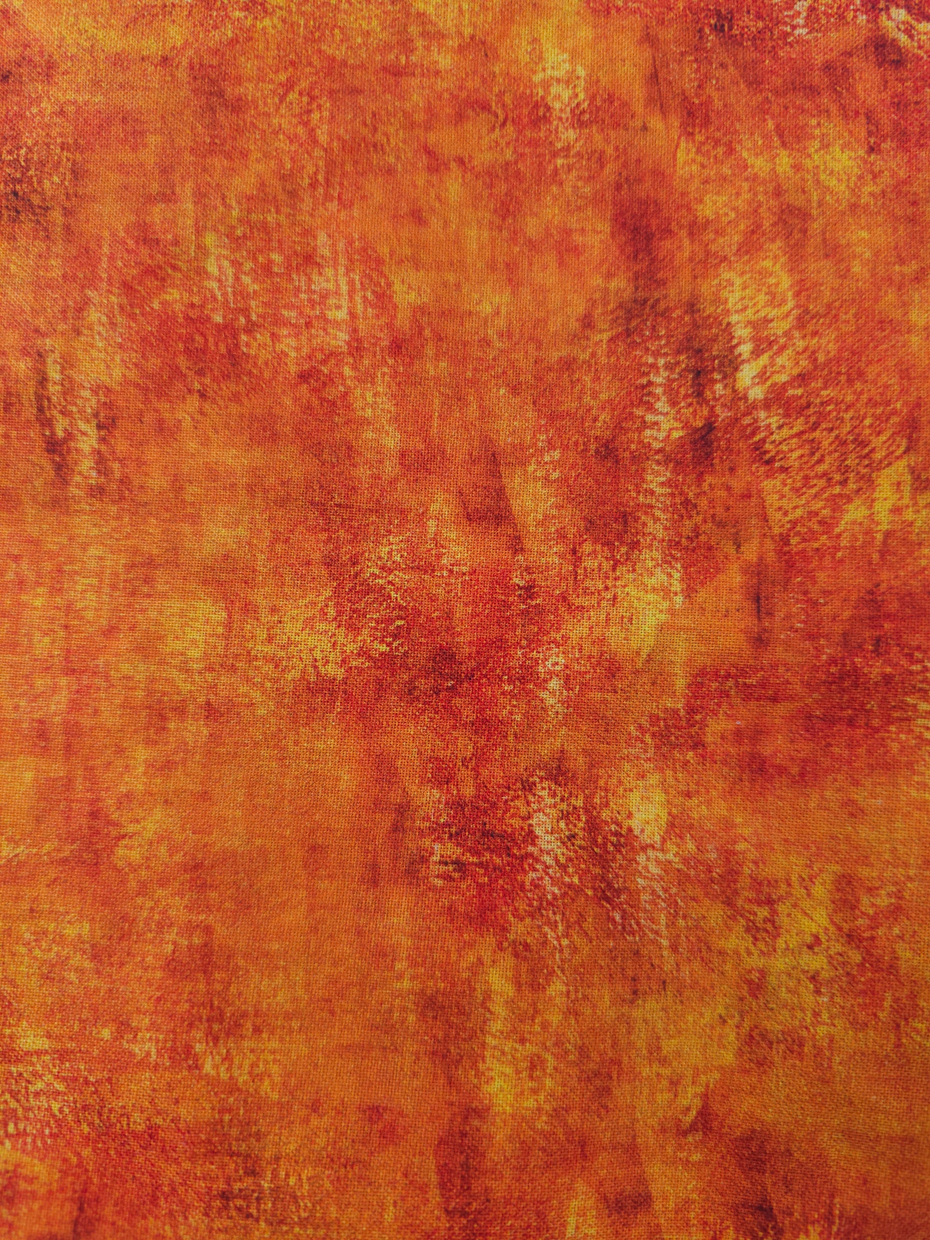 Orange paint Cotton- 1.6m piece