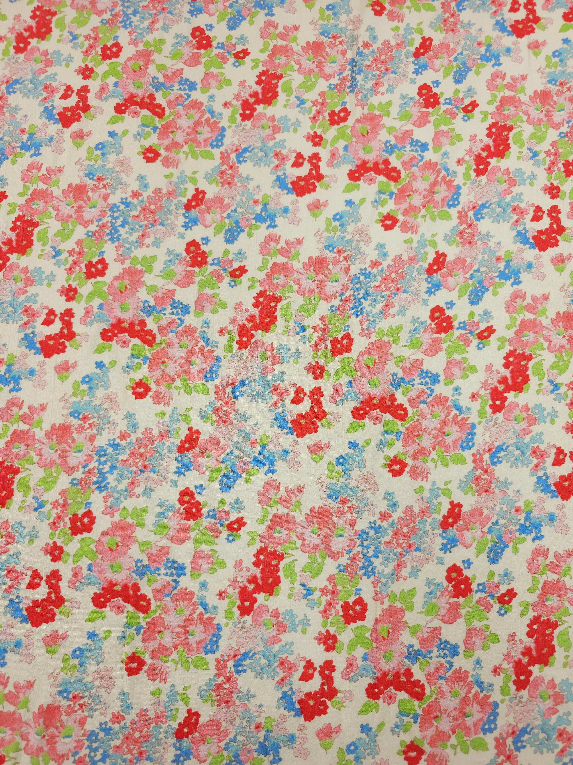 Blossom Floral Watercolour Modal Viscose