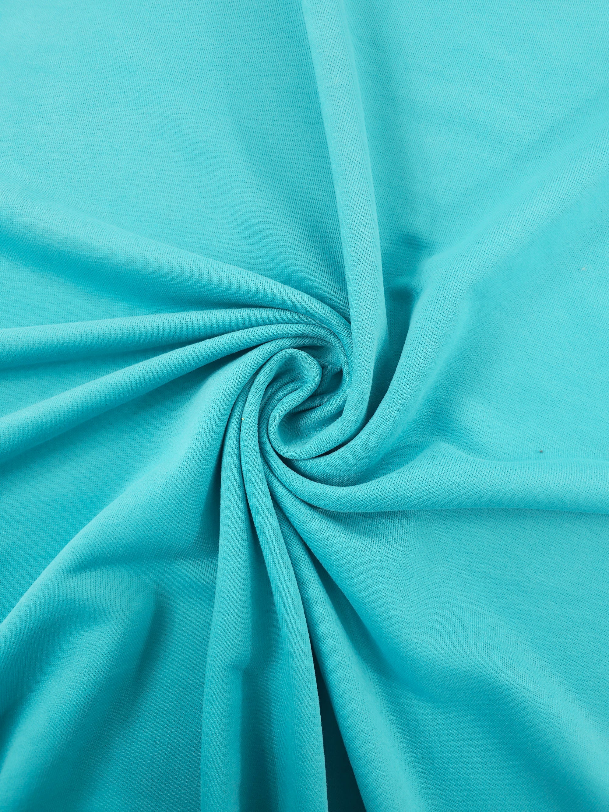 Turquoise Blue Loopback Terry