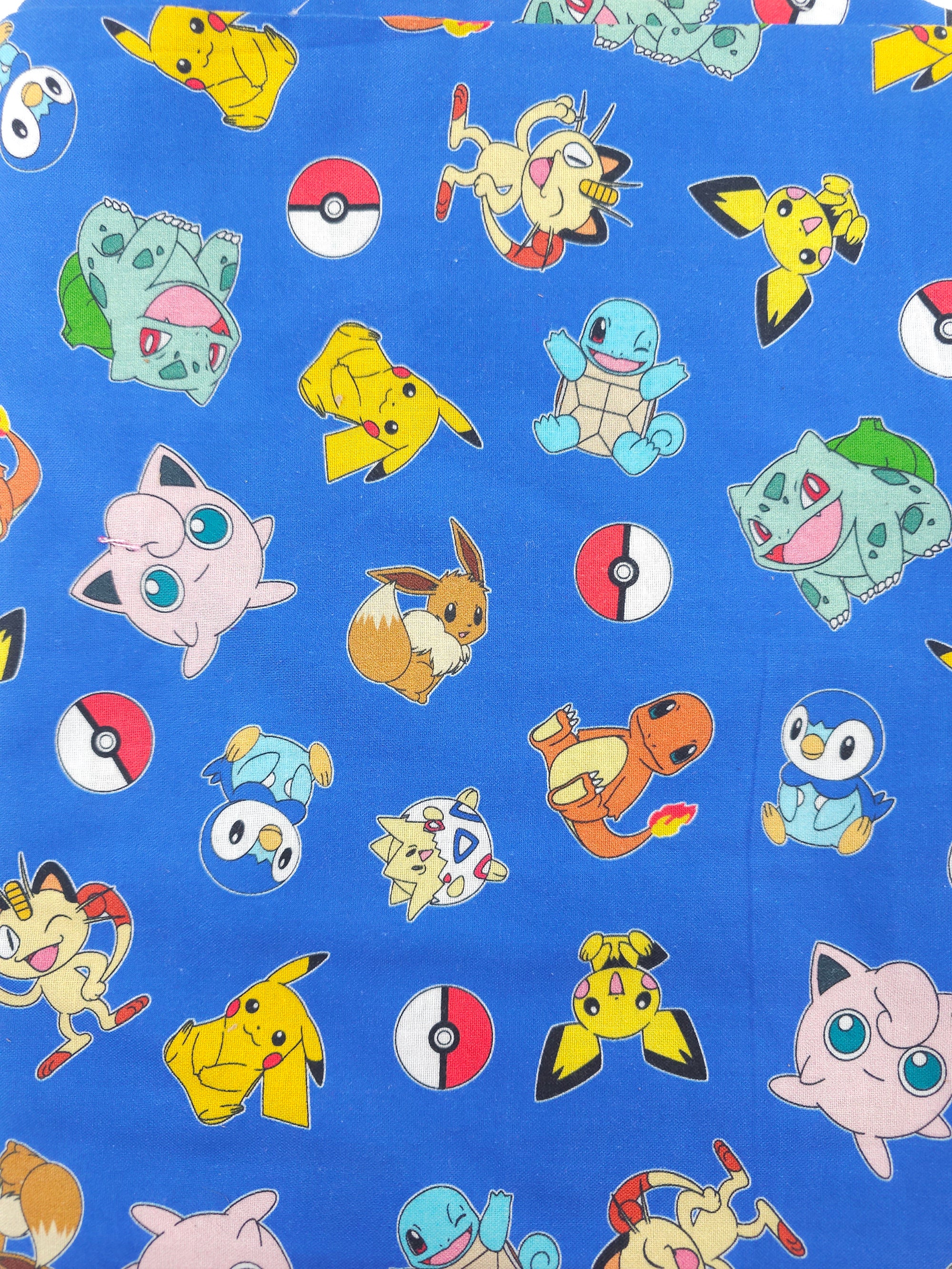 Pikachu and friends Cotton- 1.5m piece