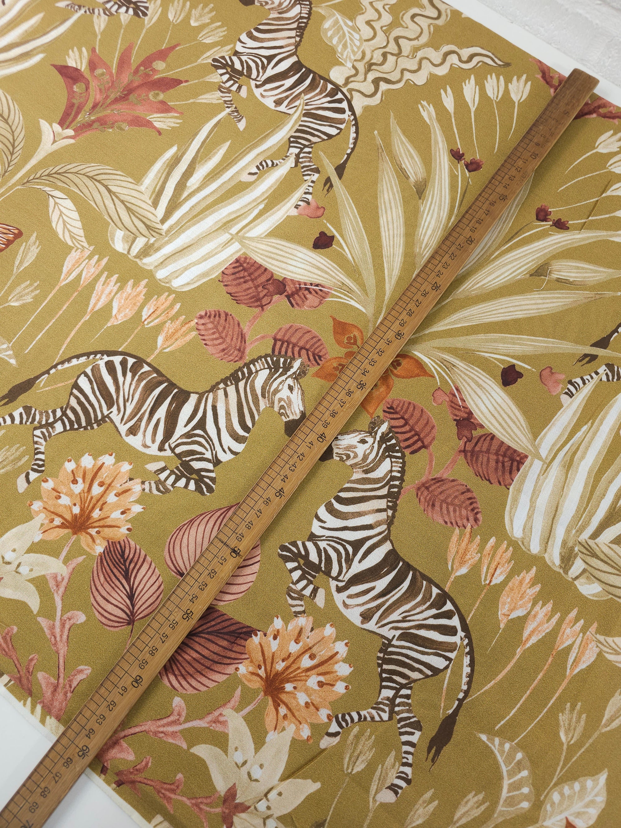 Utopian Dream Zebra Safari 100% Cotton Sateen 102" *EXTRA WIDE* - 2m Panel