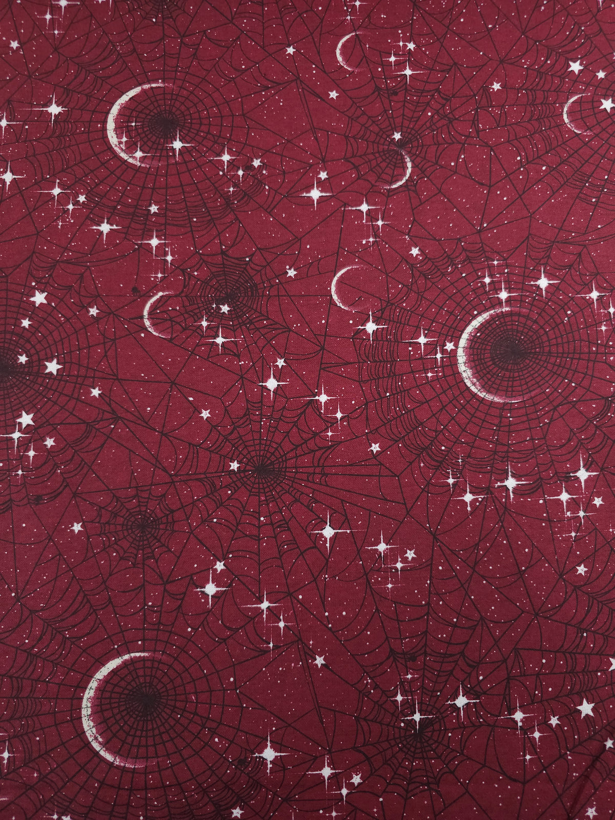 Burgundy Eclipse Web Lightweight Flannel Cotton - Joann