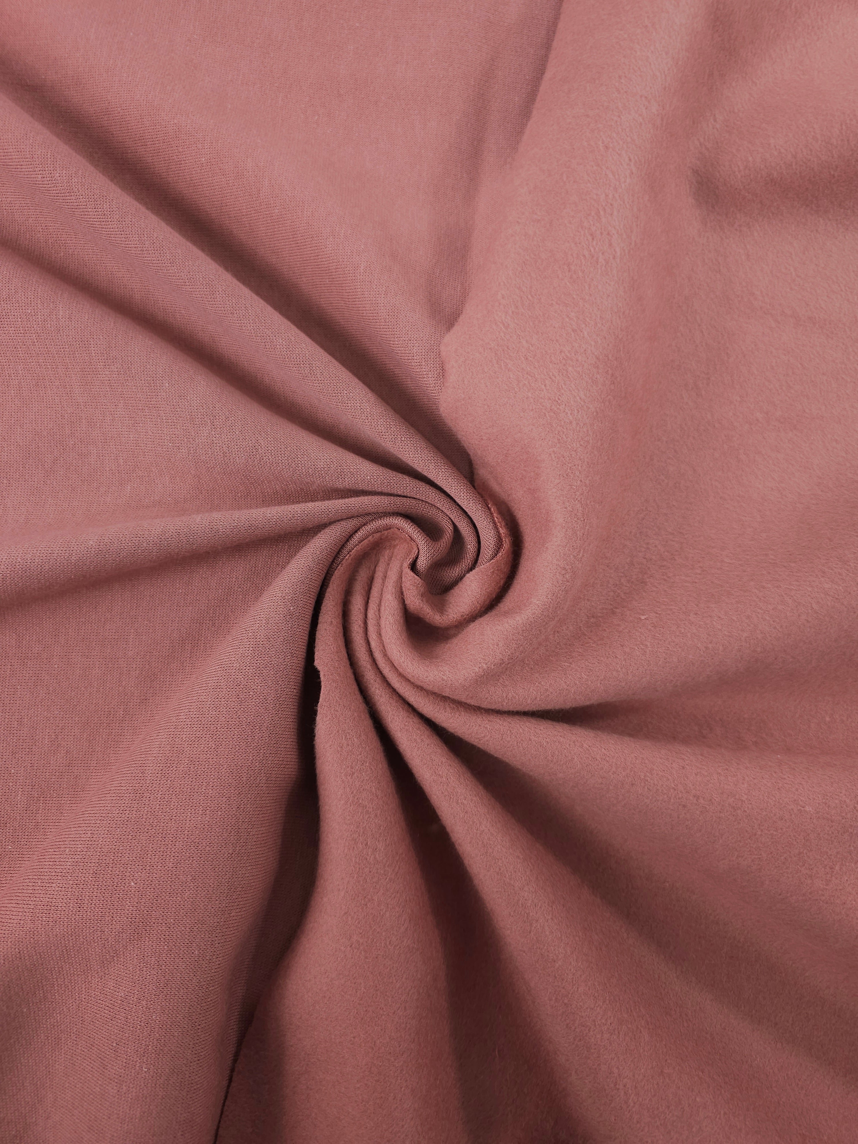 Blush Fleece Backed Terry