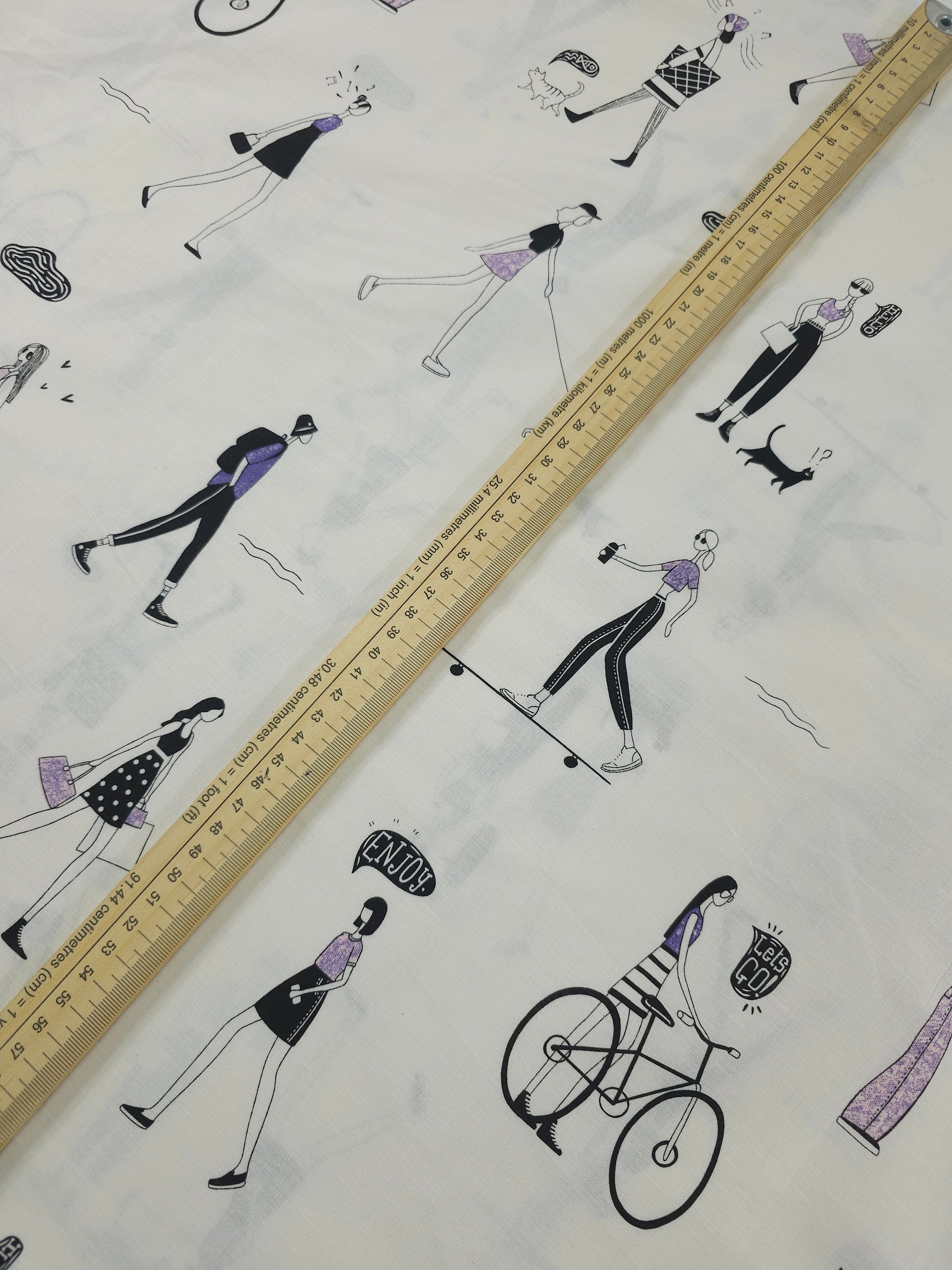 Out And About 100% Cotton 98" *EXTRA WIDE*