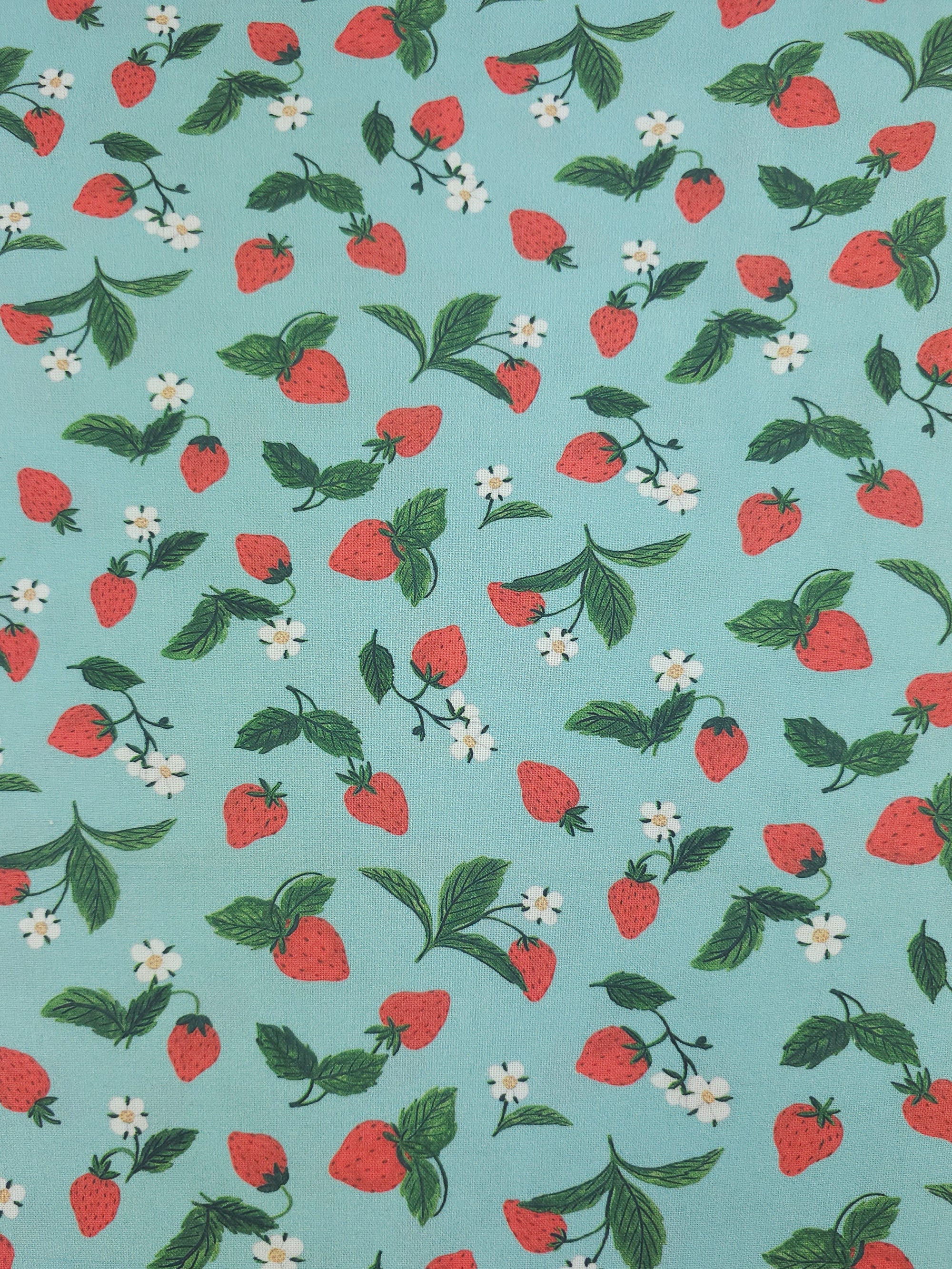 Strawberry Field Party 100% Cotton